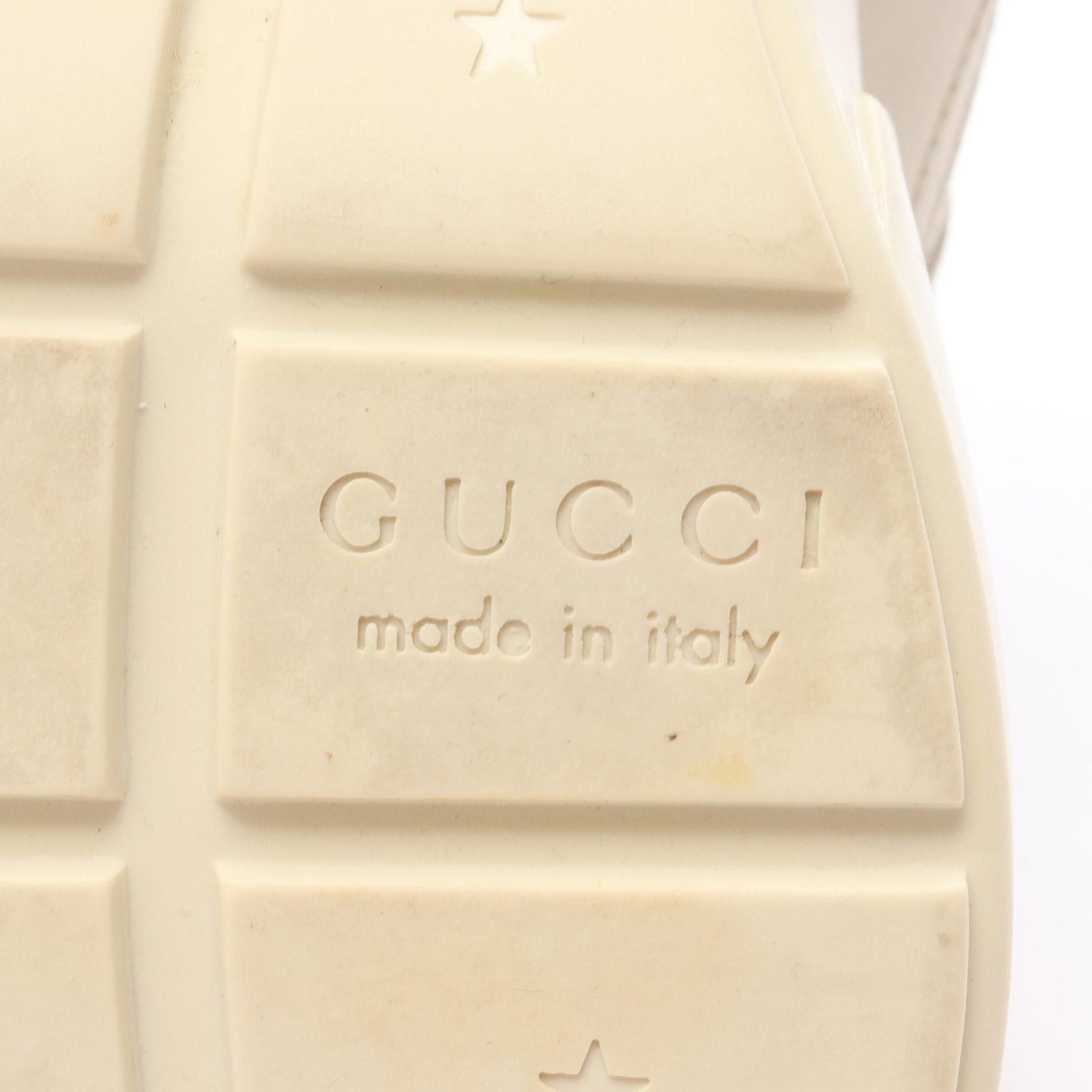 Gucci Gucci Gucci Vintage Logo Leather Sneakers Leather Shoes 500877 DUTY FREE for USA Size ONE SIZE - 6 Thumbnail