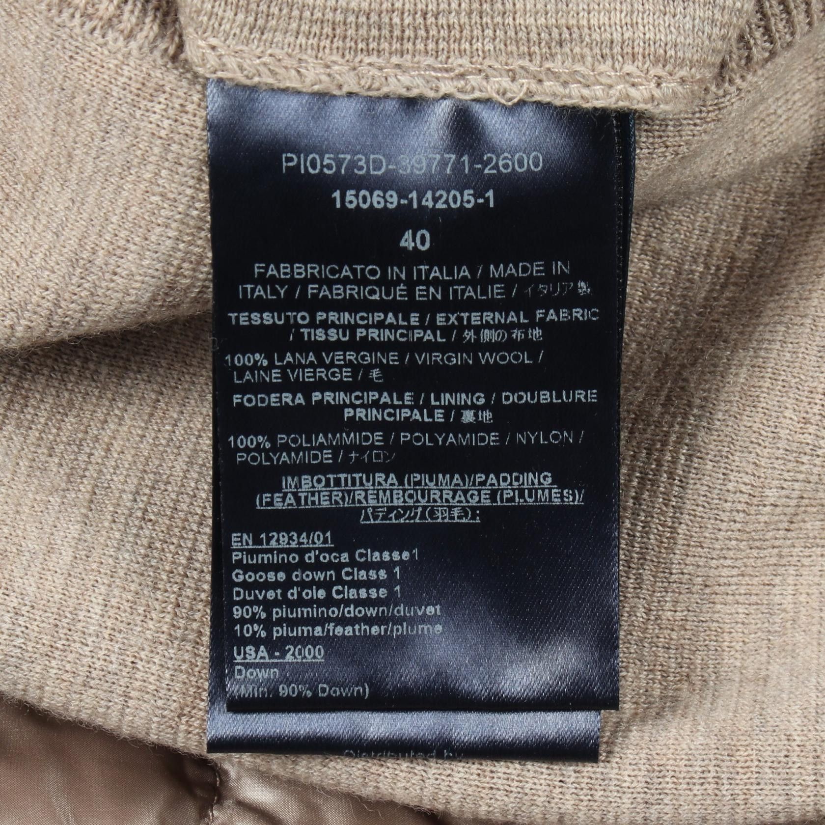 Other Other Herno Wool Down Jacket Textile Outerwear DUTY FREE for USA Size ONE SIZE - 5 Thumbnail