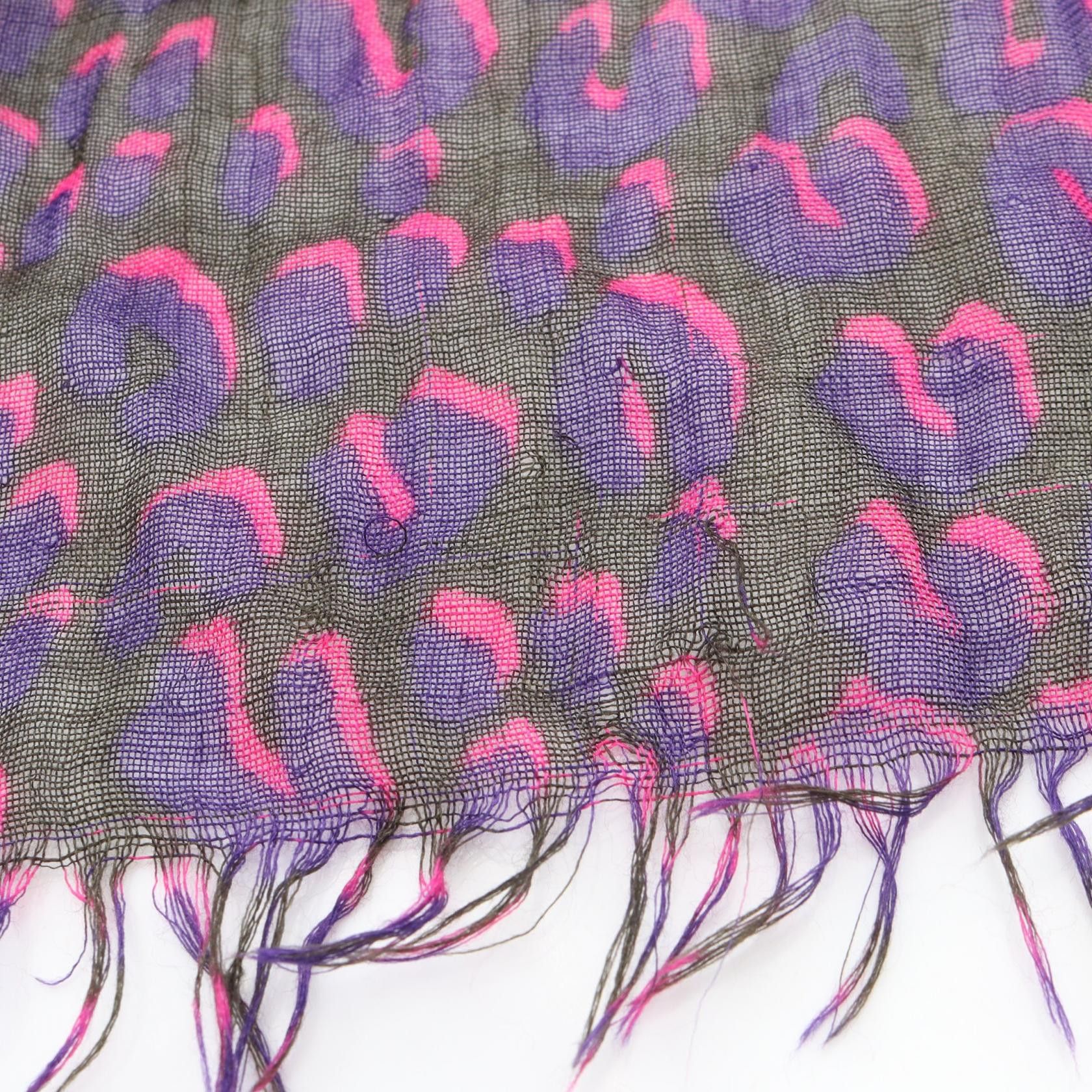 Louis Vuitton Louis Vuitton Louis Vuitton Silk Cashmere Stole Textile Shawl DUTY FREE for USA Size ONE SIZE - 6 Thumbnail