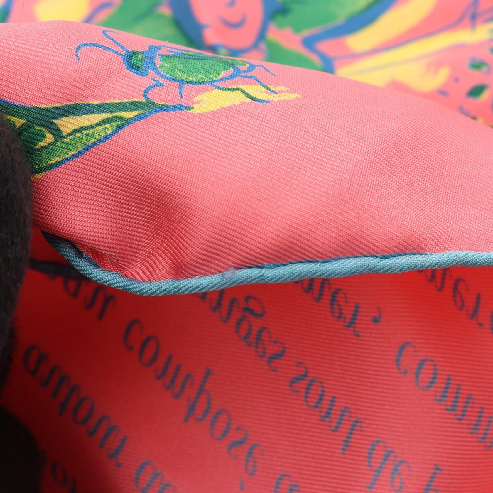 Hermes Hermes Hermes Lete de Loula Silk Scarf Textile Scarf DUTY FREE for USA Size ONE SIZE - 4 Thumbnail