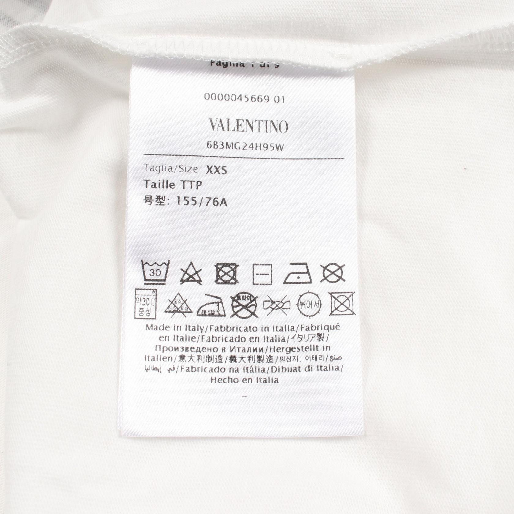 Valentino Valentino Valentino Cotton T shirt Textile T-Shirts DUTY FREE for USA Size ONE SIZE - 5 Thumbnail