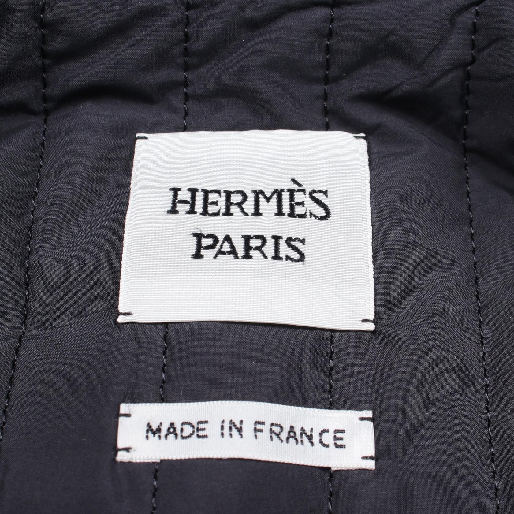 Hermes Hermes Hermes Sellier Button Cotton Jacket Textile Outerwear DUTY FREE for USA Size ONE SIZE - 3 Thumbnail