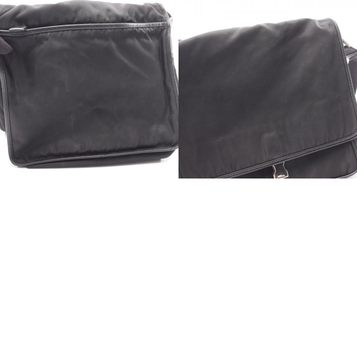 Prada Prada Prada Nylon Saffiano Leather Shoulder Bag Textile Shoulder Bag DUTY FREE for USA Size ONE SIZE - 10 Thumbnail