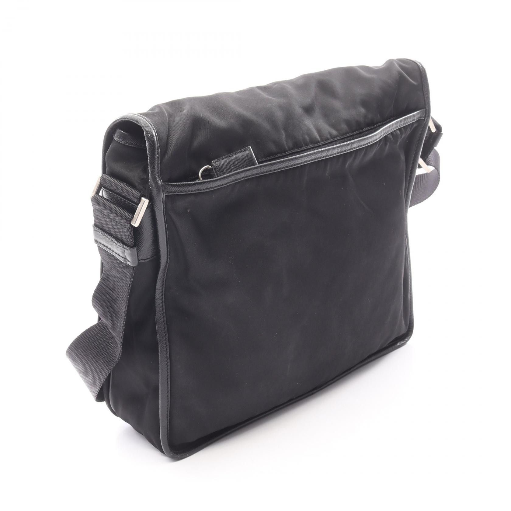Prada Prada Prada Nylon Saffiano Leather Shoulder Bag Textile Shoulder Bag DUTY FREE for USA Size ONE SIZE - 2 Thumbnail