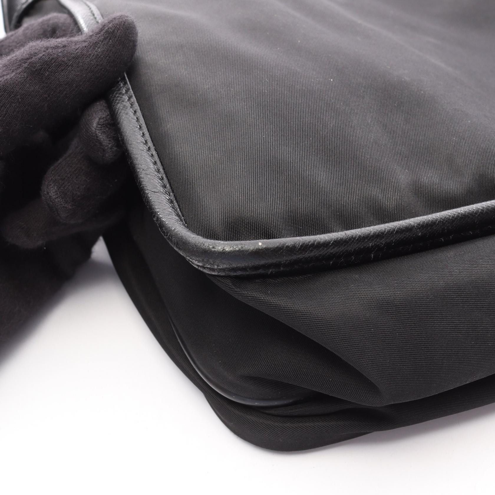 Prada Prada Prada Nylon Saffiano Leather Shoulder Bag Textile Shoulder Bag DUTY FREE for USA Size ONE SIZE - 8 Thumbnail