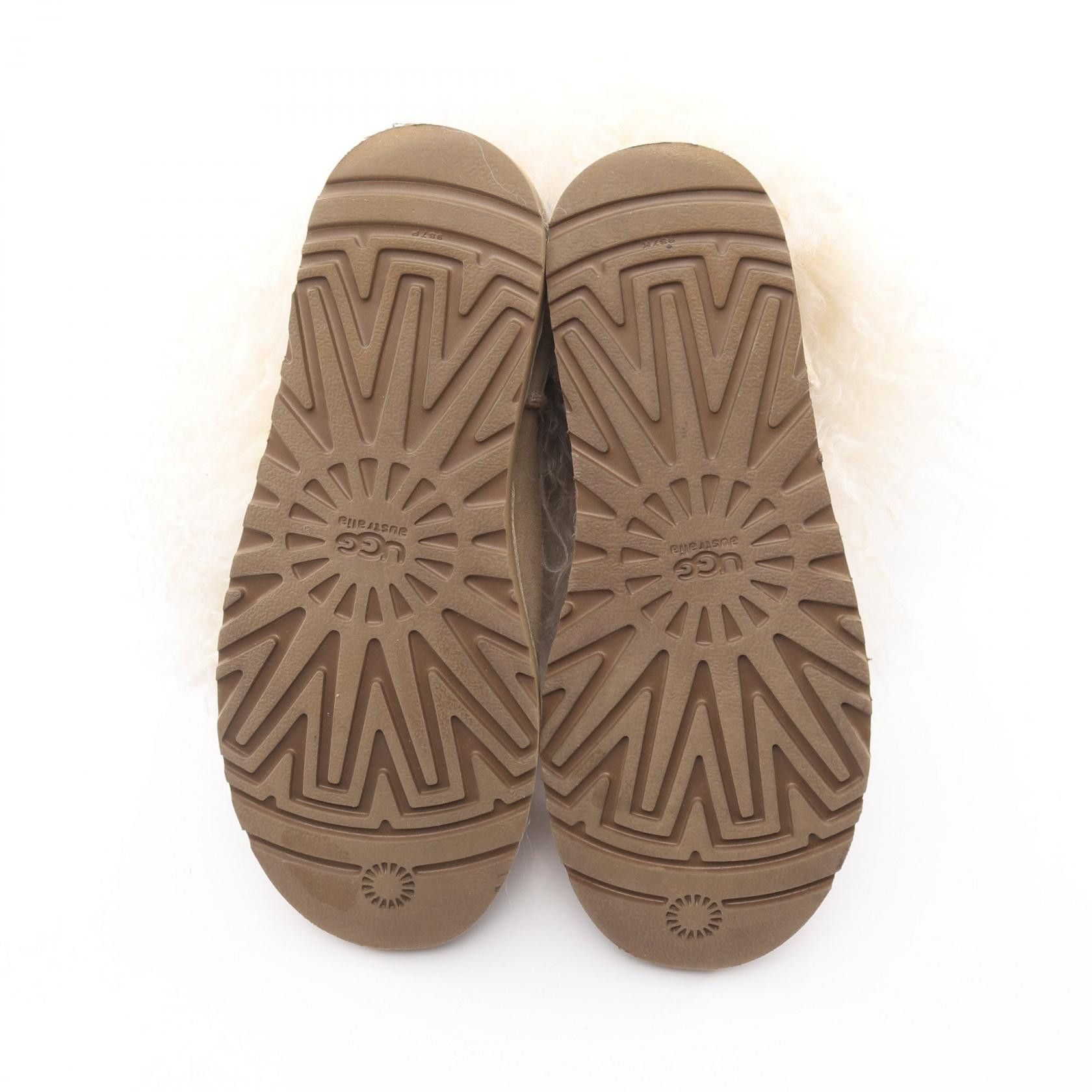 Ugg UGG UGG Fur Leather Boots Fur Shoes F8010EM DUTY FREE for USA Size ONE SIZE - 4 Thumbnail
