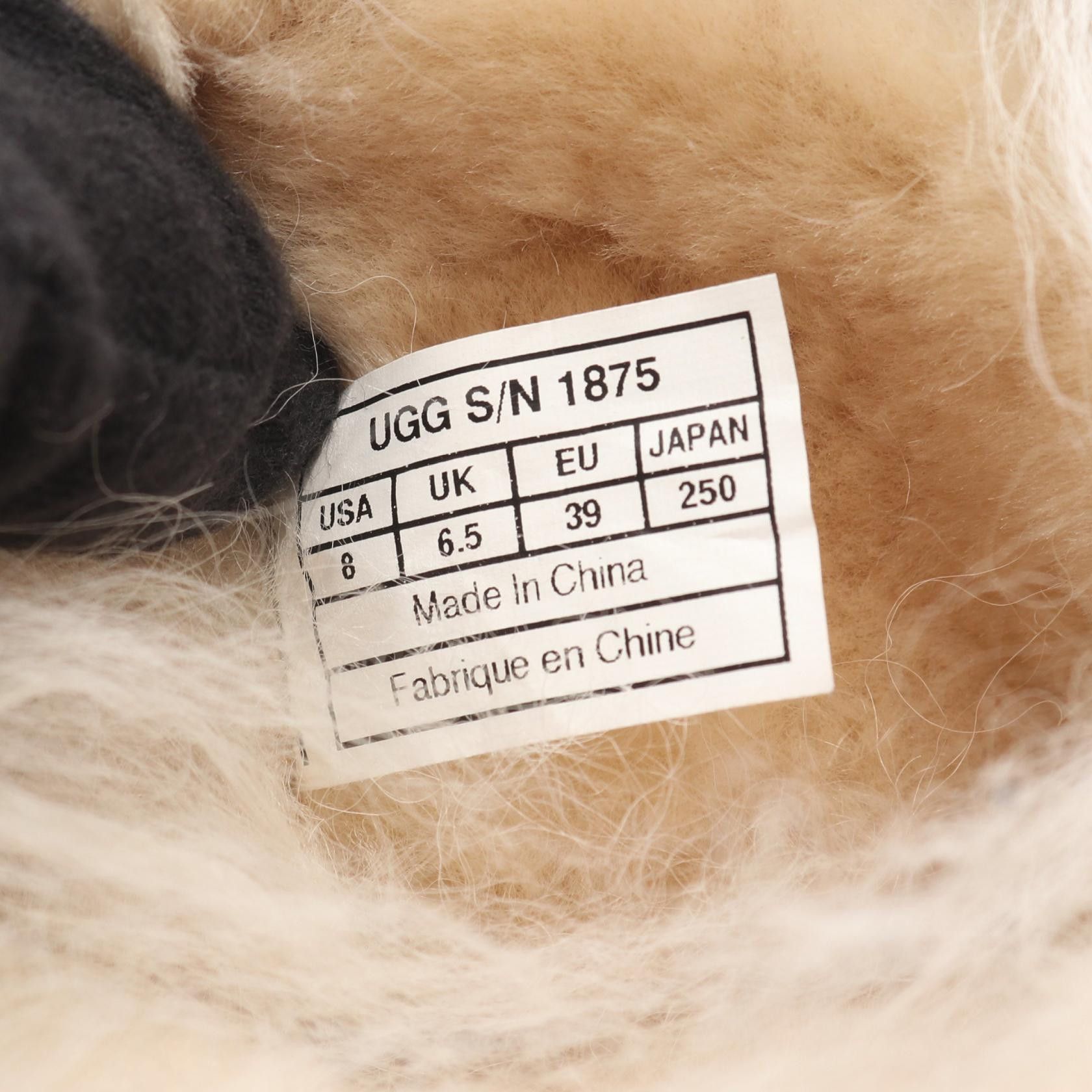 Ugg UGG UGG Fur Leather Boots Fur Shoes F8010EM DUTY FREE for USA Size ONE SIZE - 6 Thumbnail
