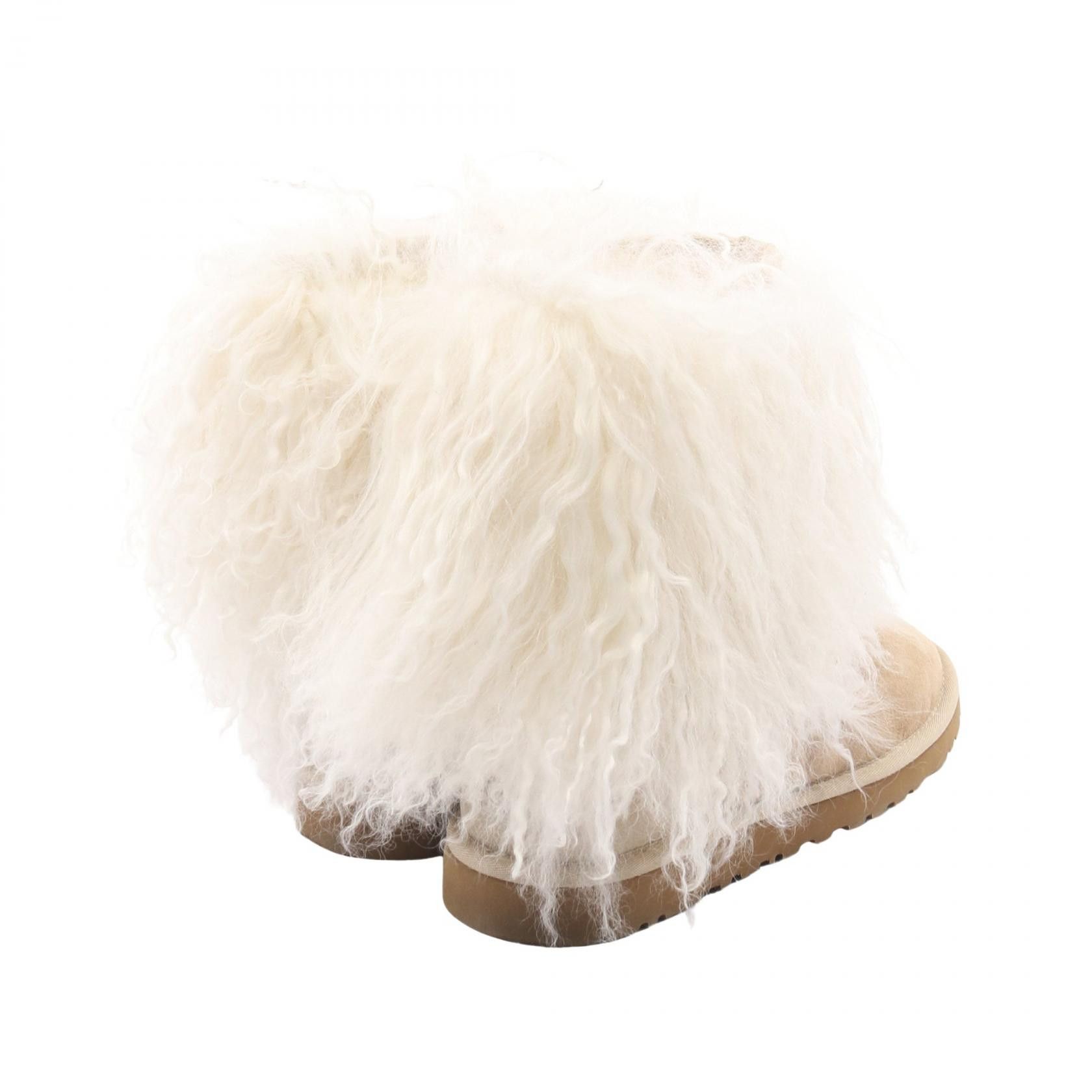 Ugg UGG UGG Fur Leather Boots Fur Shoes F8010EM DUTY FREE for USA Size ONE SIZE - 2 Thumbnail