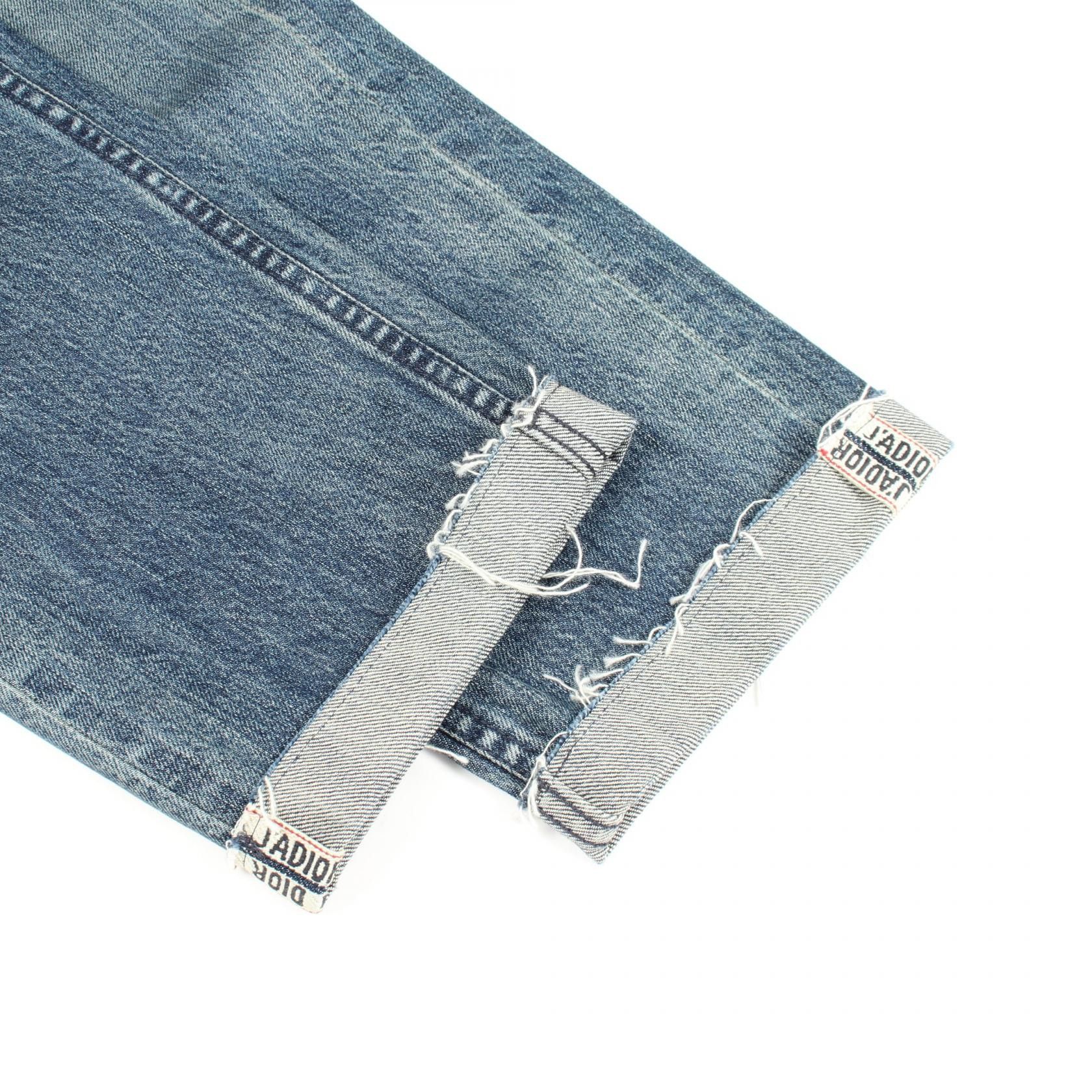 Dior Dior Christian Dior Cutoff Boyfriend Denim Pants Textile Jeans 912P01A3319 DUTY FREE for USA Size ONE SIZE - 6 Thumbnail