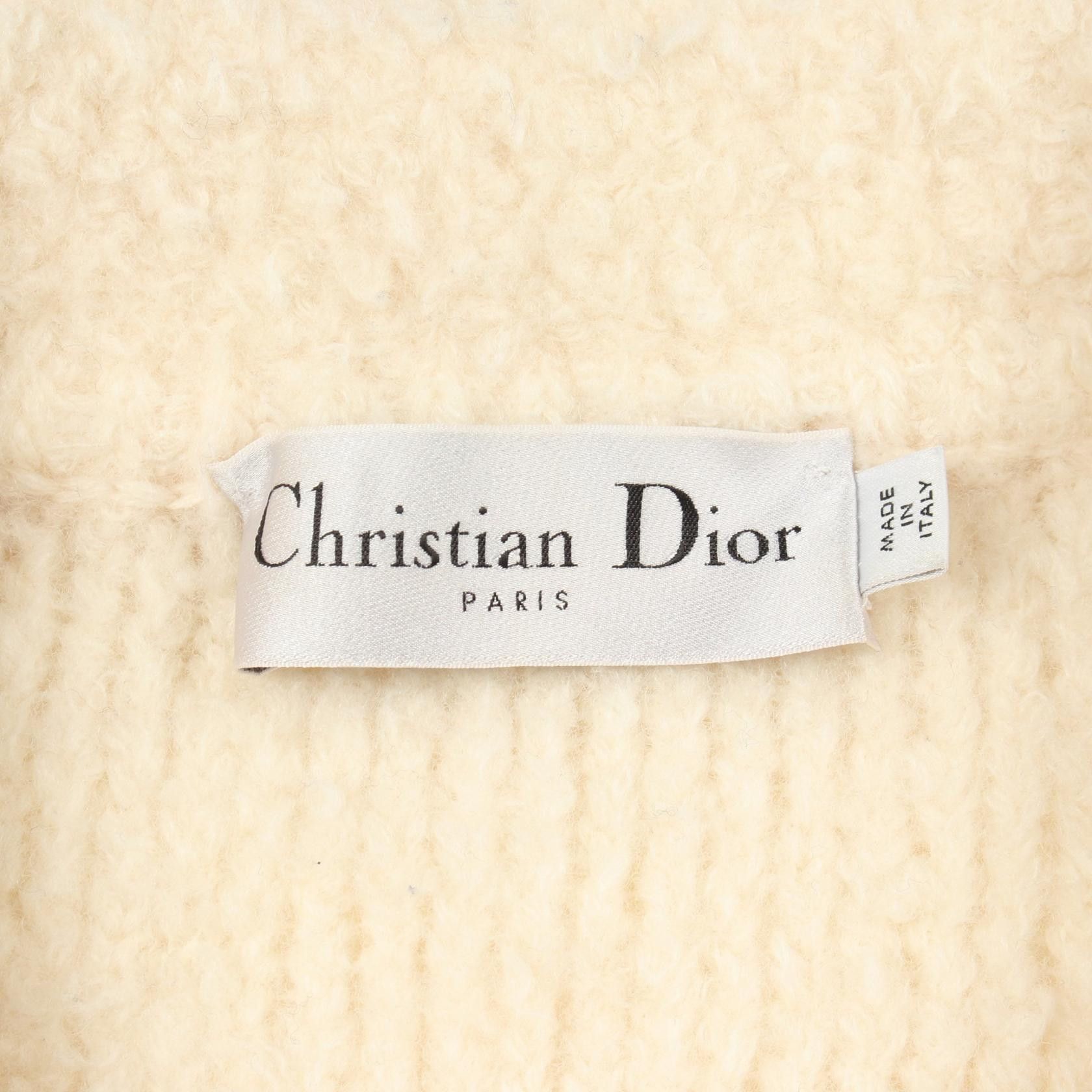 Dior Dior Christian Dior Caro Wool Coat Textile Outerwear 214V44AM114 DUTY FREE for USA Size ONE SIZE - 3 Thumbnail