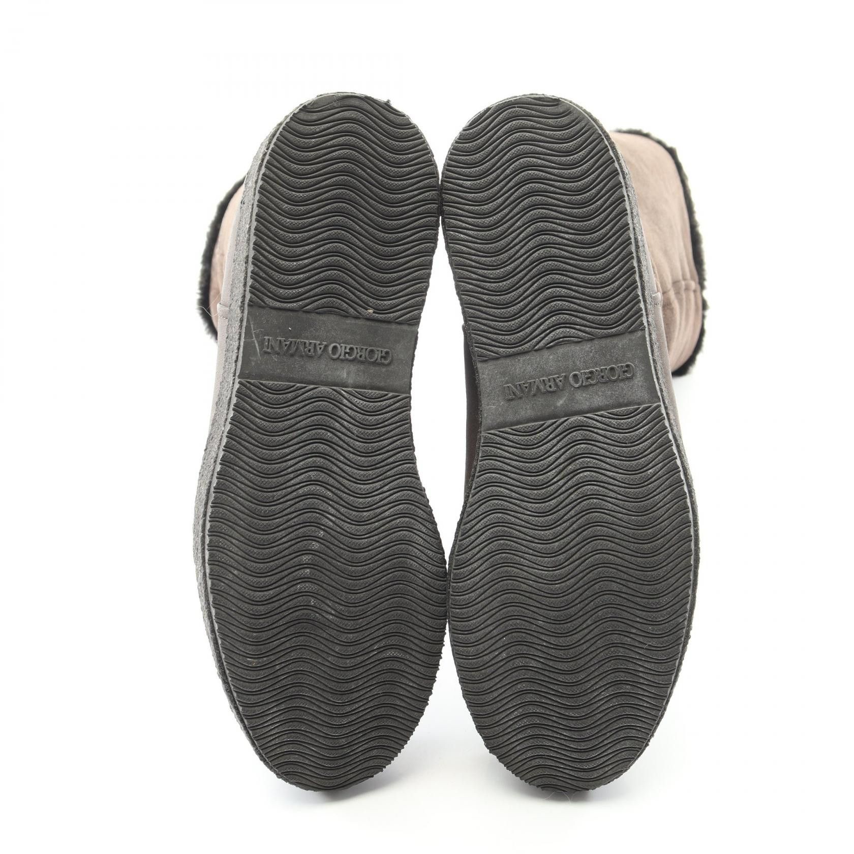 Giorgio Armani Giorgio Armani Giorgio Armani Shearling Long Boots Fur Shoes DUTY FREE for USA Size ONE SIZE - 4 Thumbnail