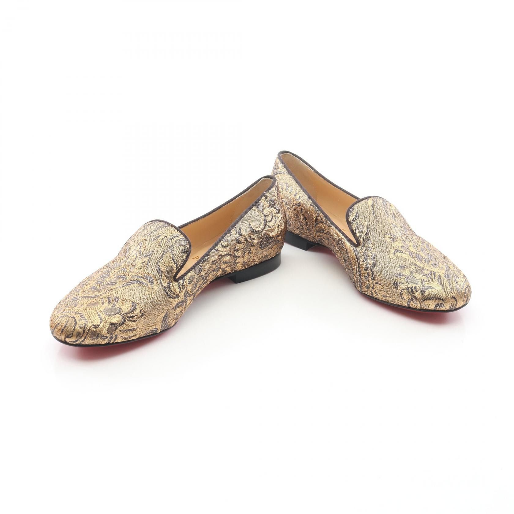Christian Louboutin Christian Louboutin Christian Louboutin Fabric Loafers Textile Shoes DUTY FREE for USA Size ONE SIZE - 3 Thumbnail