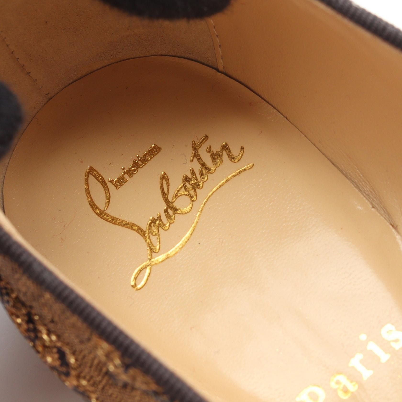 Christian Louboutin Christian Louboutin Christian Louboutin Fabric Loafers Textile Shoes DUTY FREE for USA Size ONE SIZE - 5 Thumbnail