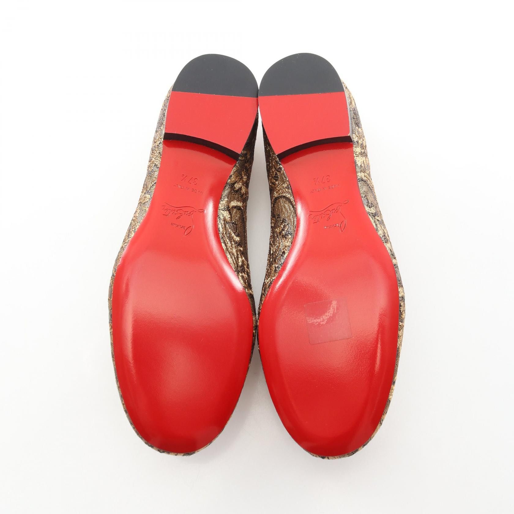 Christian Louboutin Christian Louboutin Christian Louboutin Fabric Loafers Textile Shoes DUTY FREE for USA Size ONE SIZE - 4 Thumbnail