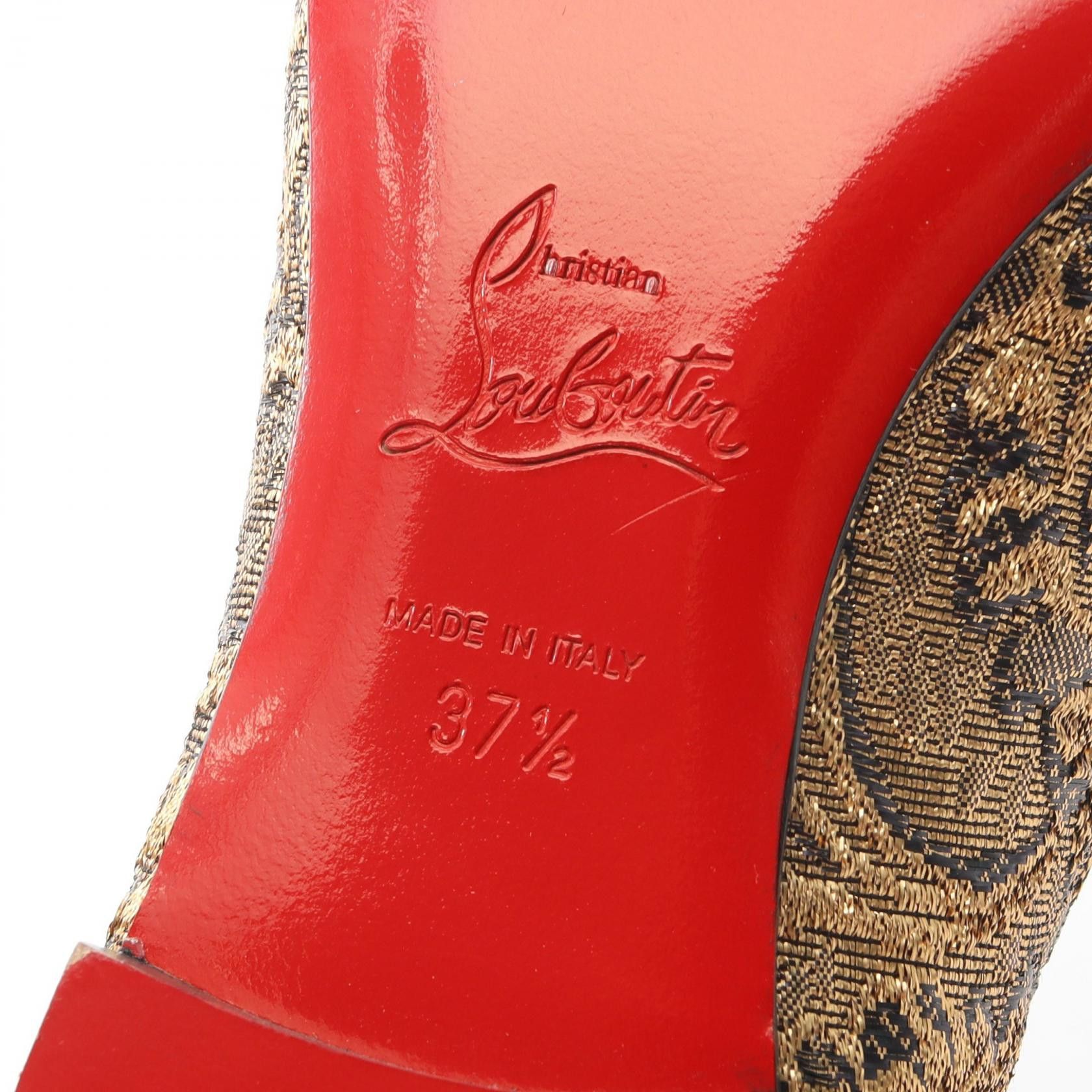Christian Louboutin Christian Louboutin Christian Louboutin Fabric Loafers Textile Shoes DUTY FREE for USA Size ONE SIZE - 6 Thumbnail