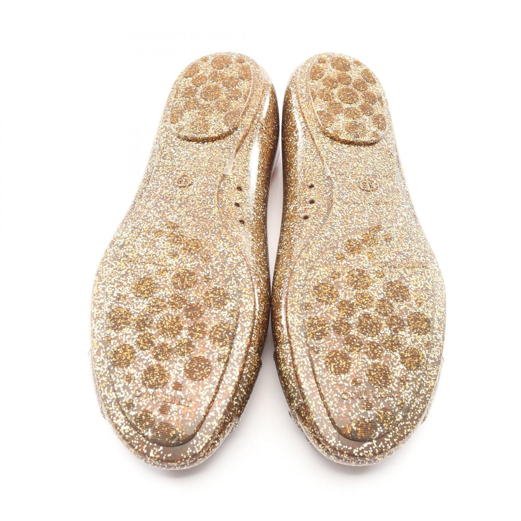Jimmy Choo Jimmy Choo Jimmy Choo Glitter Rubber Flats Plastic / Synthetic Shoes DUTY FREE for USA Size ONE SIZE - 4 Thumbnail