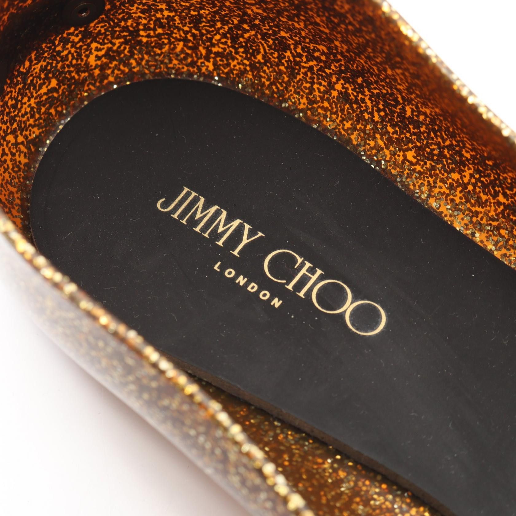 Jimmy Choo Jimmy Choo Jimmy Choo Glitter Rubber Flats Plastic / Synthetic Shoes DUTY FREE for USA Size ONE SIZE - 5 Thumbnail