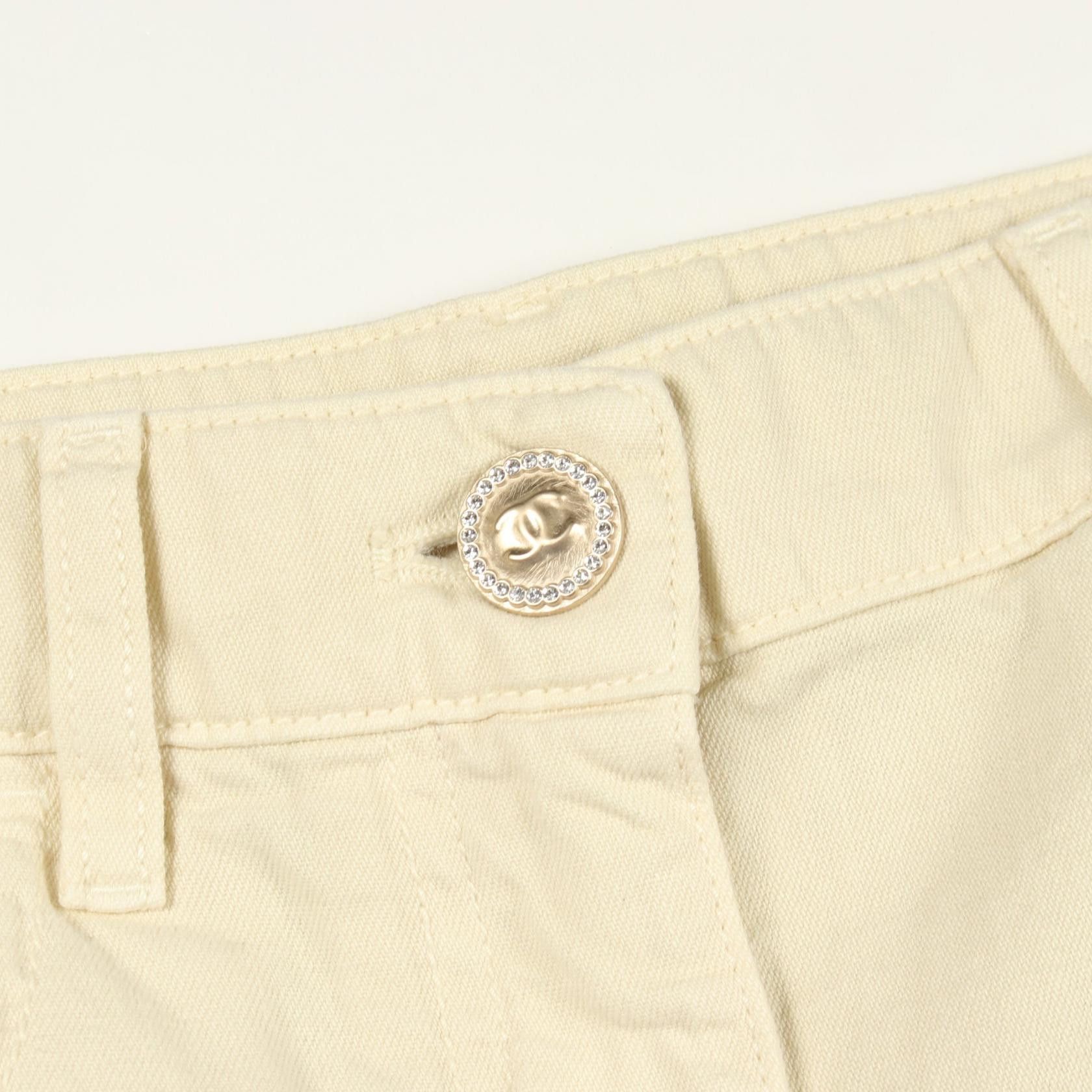 Chanel Chanel Chanel Coco Mark Cotton Pants Textile Pants P80967V73625 DUTY FREE for USA Size ONE SIZE - 8 Thumbnail