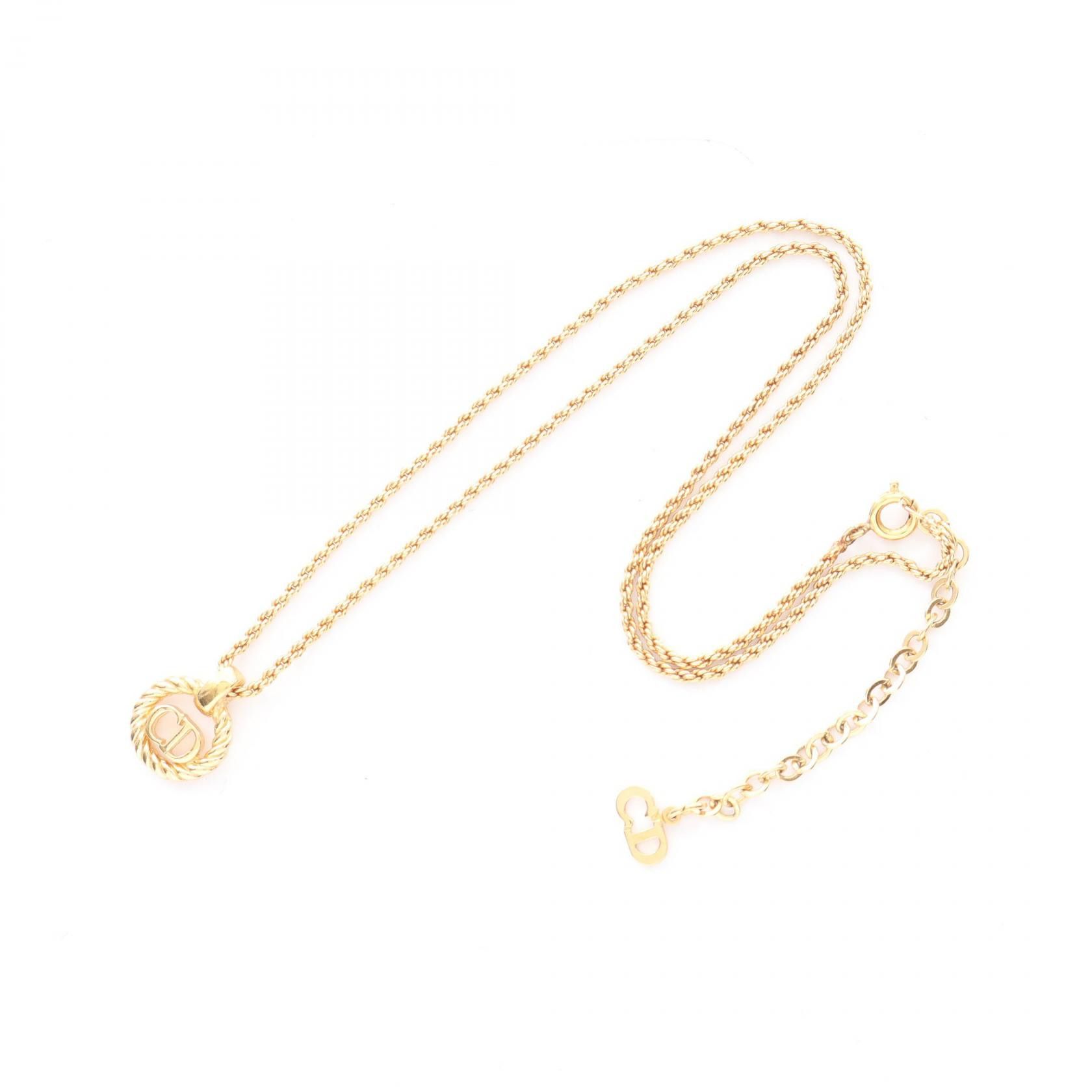 Dior Dior Dior CD Logo Necklace Metal Necklace DUTY FREE for USA Size ONE SIZE - 3 Thumbnail