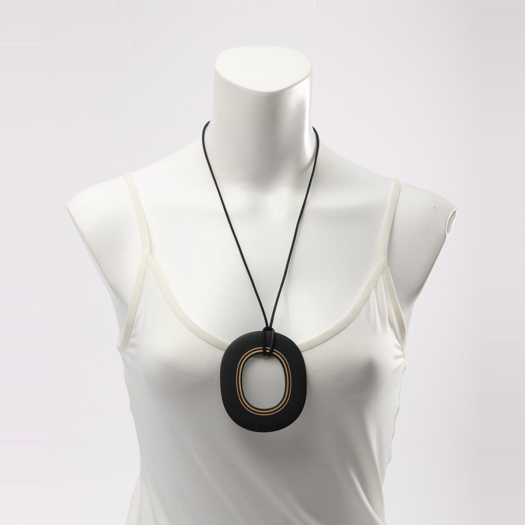 Hermes Hermes Hermes Color Presheux Wood Necklace Plant-based Necklace DUTY FREE for USA Size ONE SIZE - 6 Thumbnail