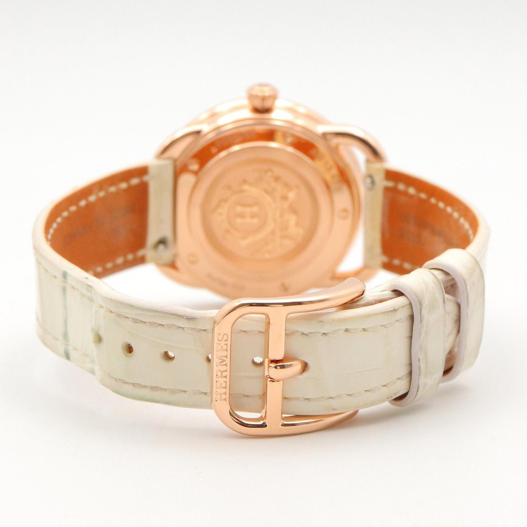 Hermes Hermes Hermes Arceau Au750 Diamond Watch Precious Metal Quartz AR13.471 DUTY FREE for USA Size ONE SIZE - 5 Thumbnail