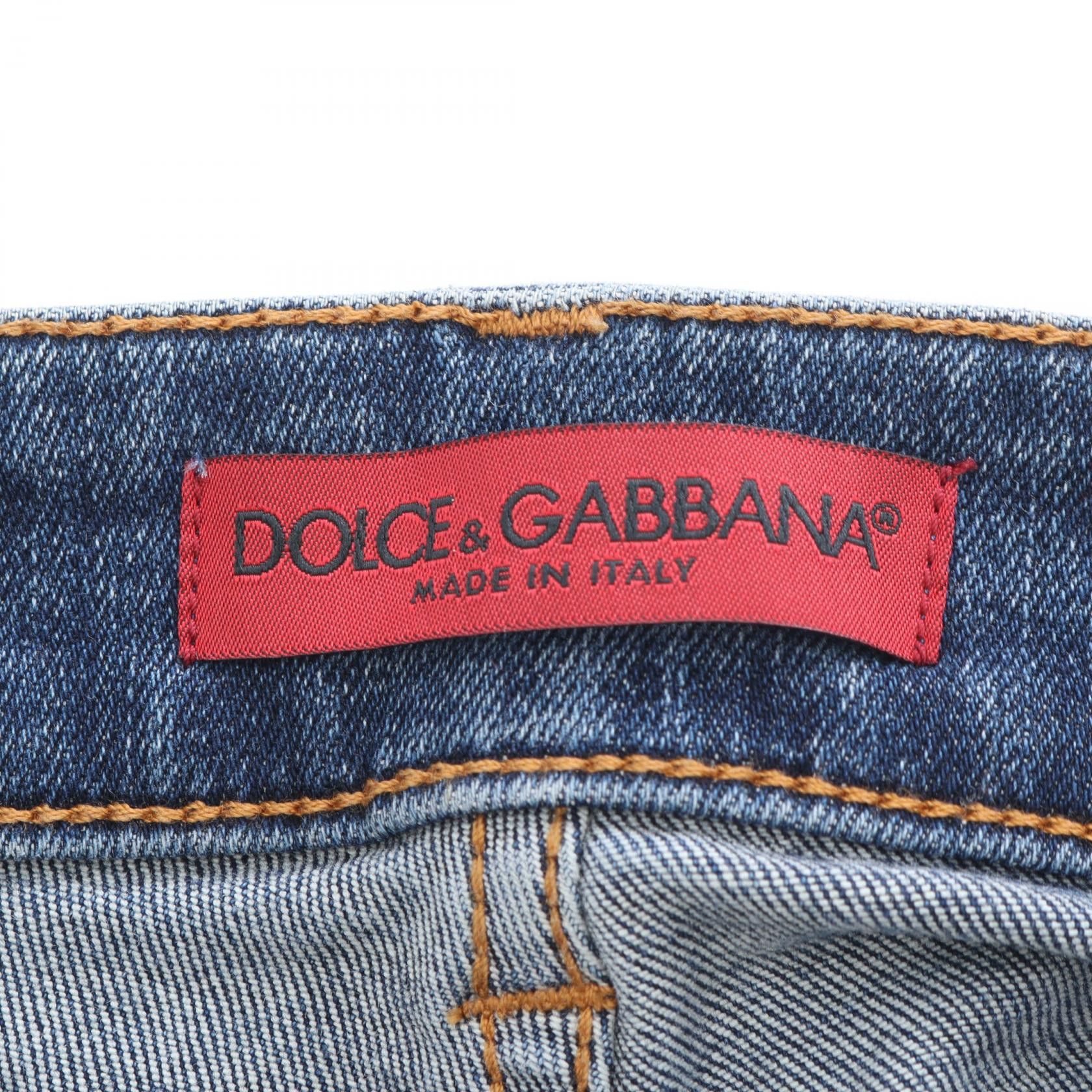 Dolce & Gabbana Dolce & Gabbana Dolce & Gabbana Cotton Jeans Textile Jeans FT43XD DUTY FREE for USA Size ONE SIZE - 3 Thumbnail