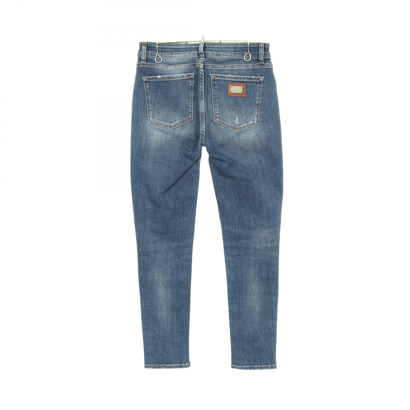Dolce & Gabbana Dolce & Gabbana Dolce & Gabbana Cotton Jeans Textile Jeans FT43XD DUTY FREE for USA Size ONE SIZE - 2 Thumbnail