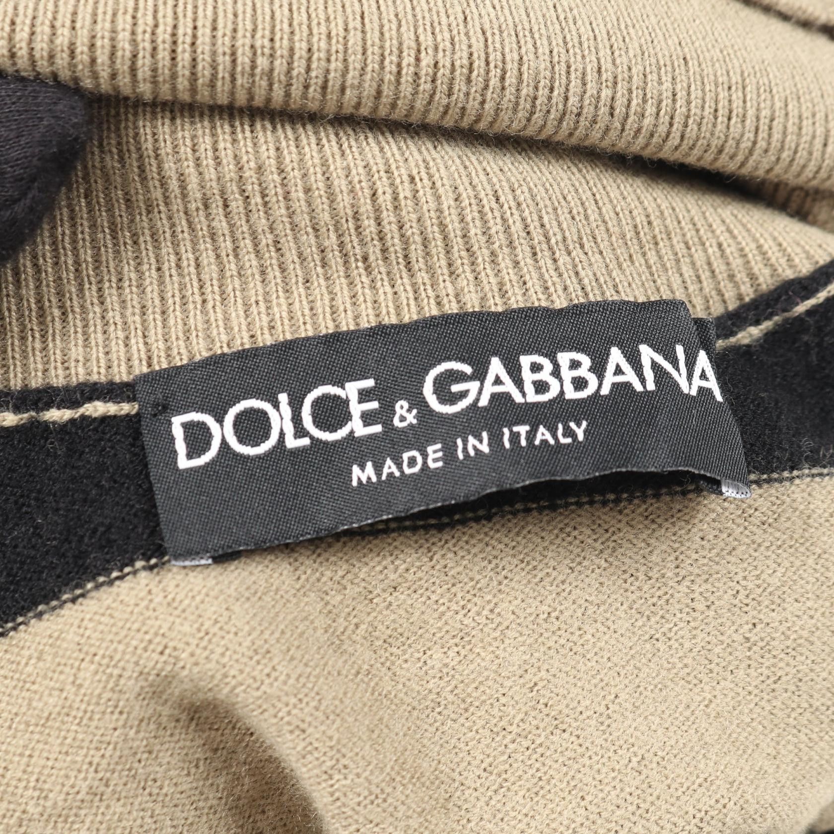 Dolce & Gabbana Dolce & Gabbana Dolce & Gabbana Wool Knit Top Textile Tops DUTY FREE for USA Size ONE SIZE - 3 Thumbnail