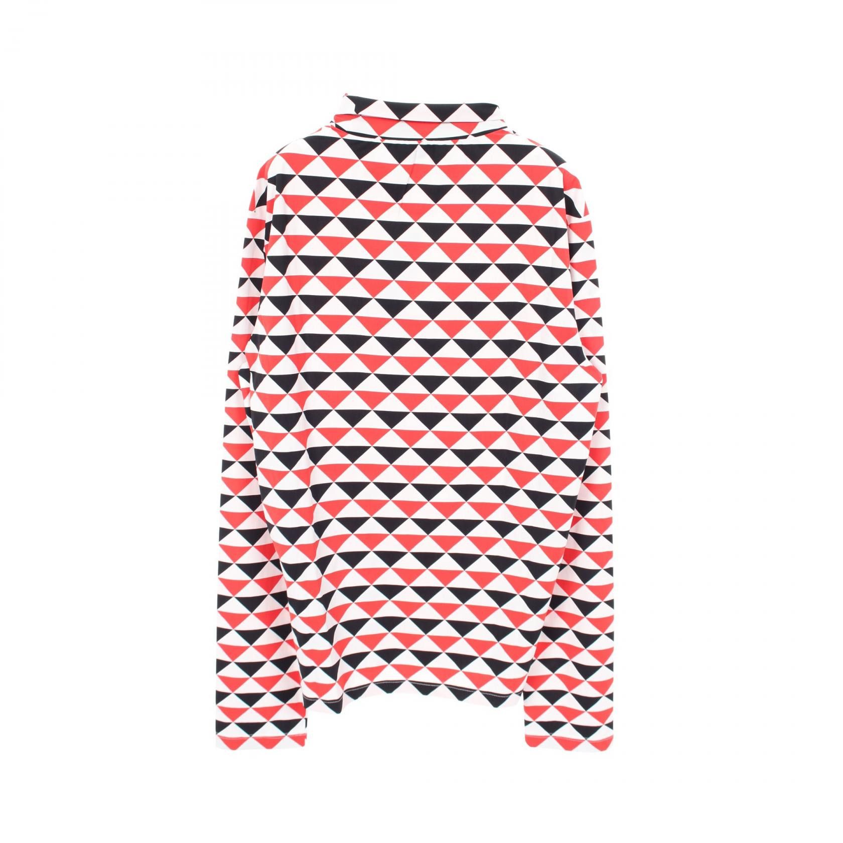 Prada Prada Prada Geometric Stretch Nylon Top Textile Tops UJL188 DUTY FREE for USA Size ONE SIZE - 2 Thumbnail