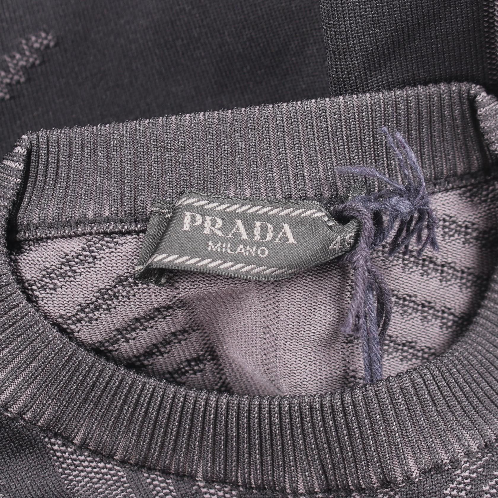 Prada Prada Prada Technical Knit Polyester Sweatshirt Textile Sweatshirts & Hoodies DUTY FREE for USA Size ONE SIZE - 3 Thumbnail