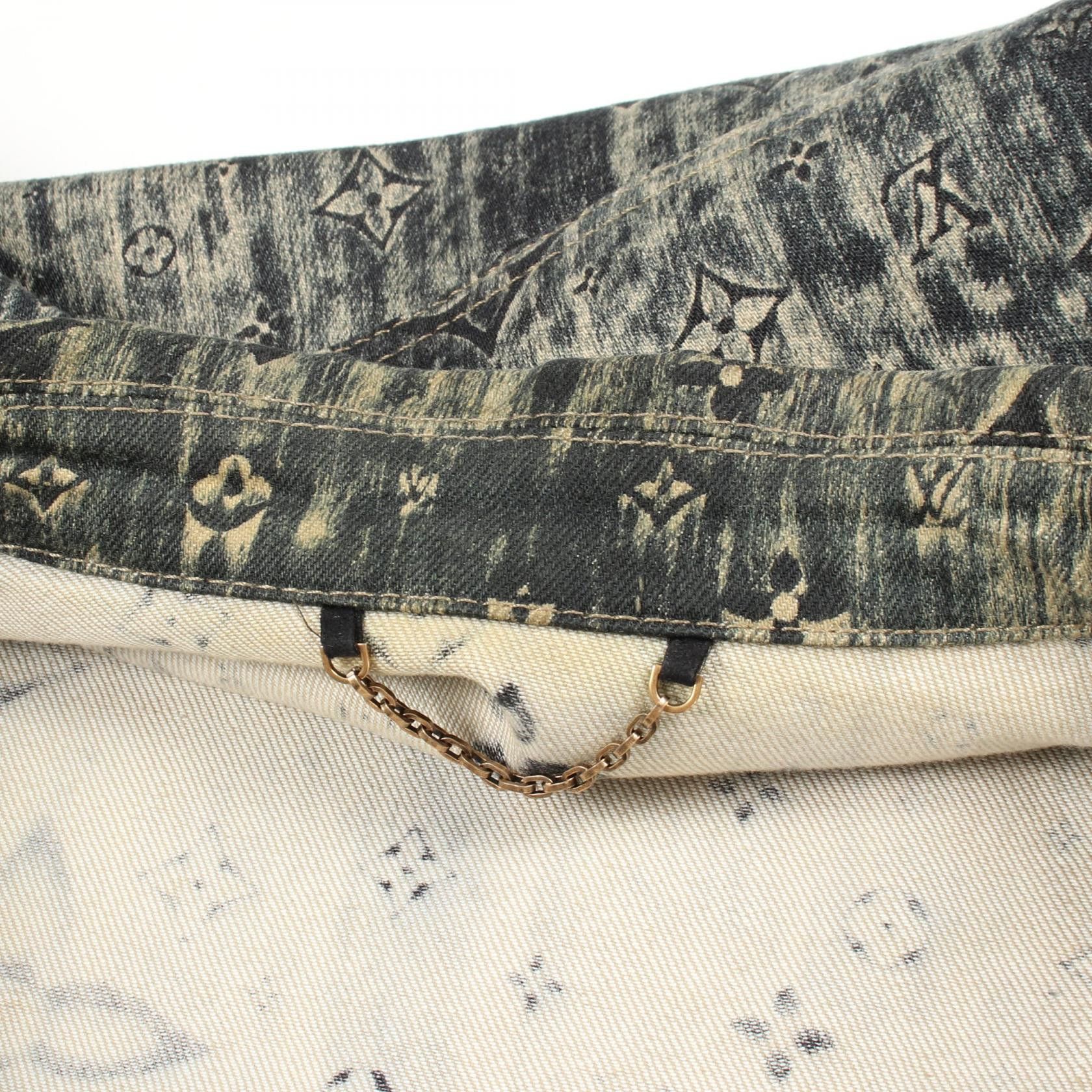 Louis Vuitton Louis Vuitton Louis Vuitton Monogram Denim Jacket Textile Outerwear DUTY FREE for USA Size ONE SIZE - 7 Thumbnail