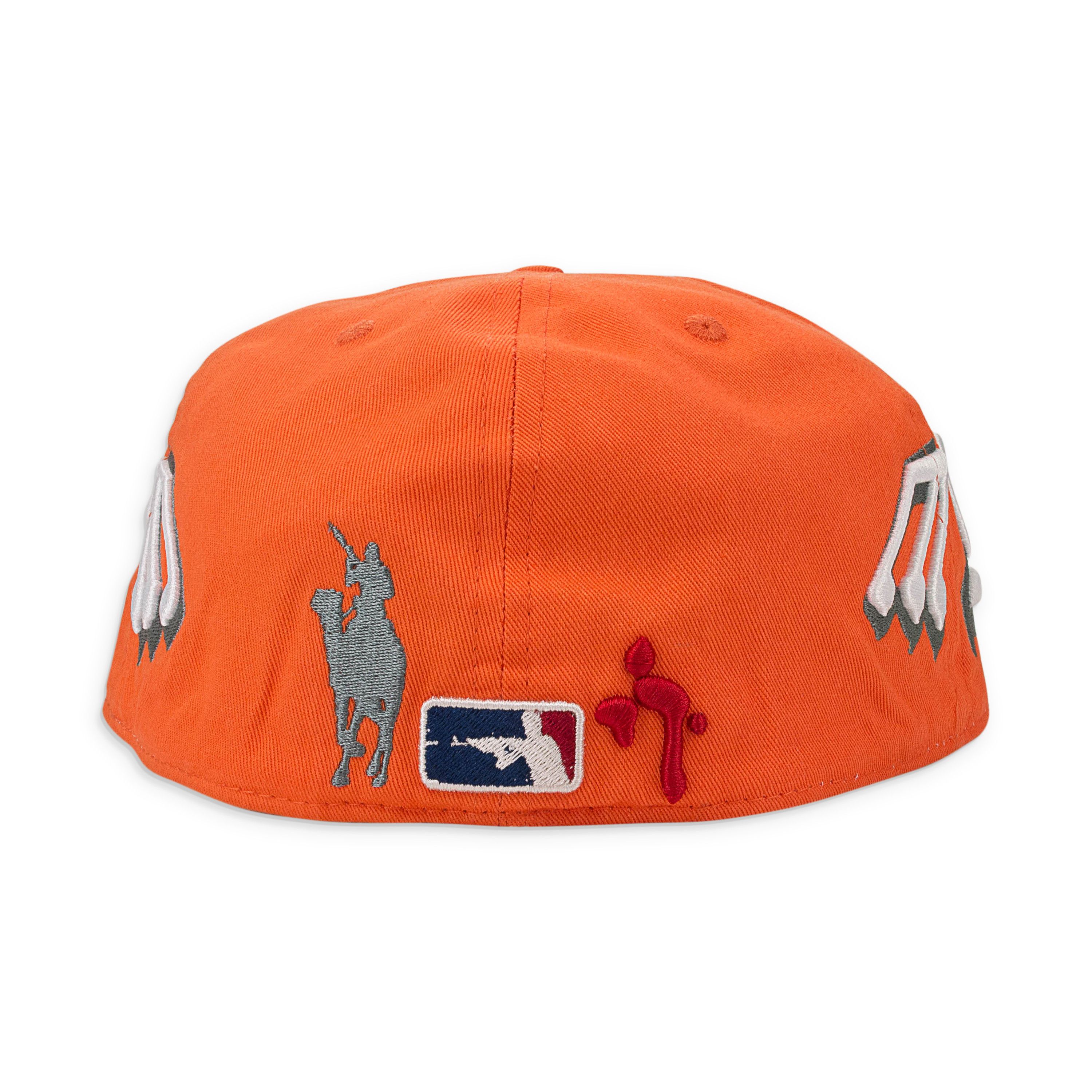 murd333r.fm NWT MURD333R.FM ORANGE HAT SIZE 7 3/4 $111 Size ONE SIZE - 3 Thumbnail