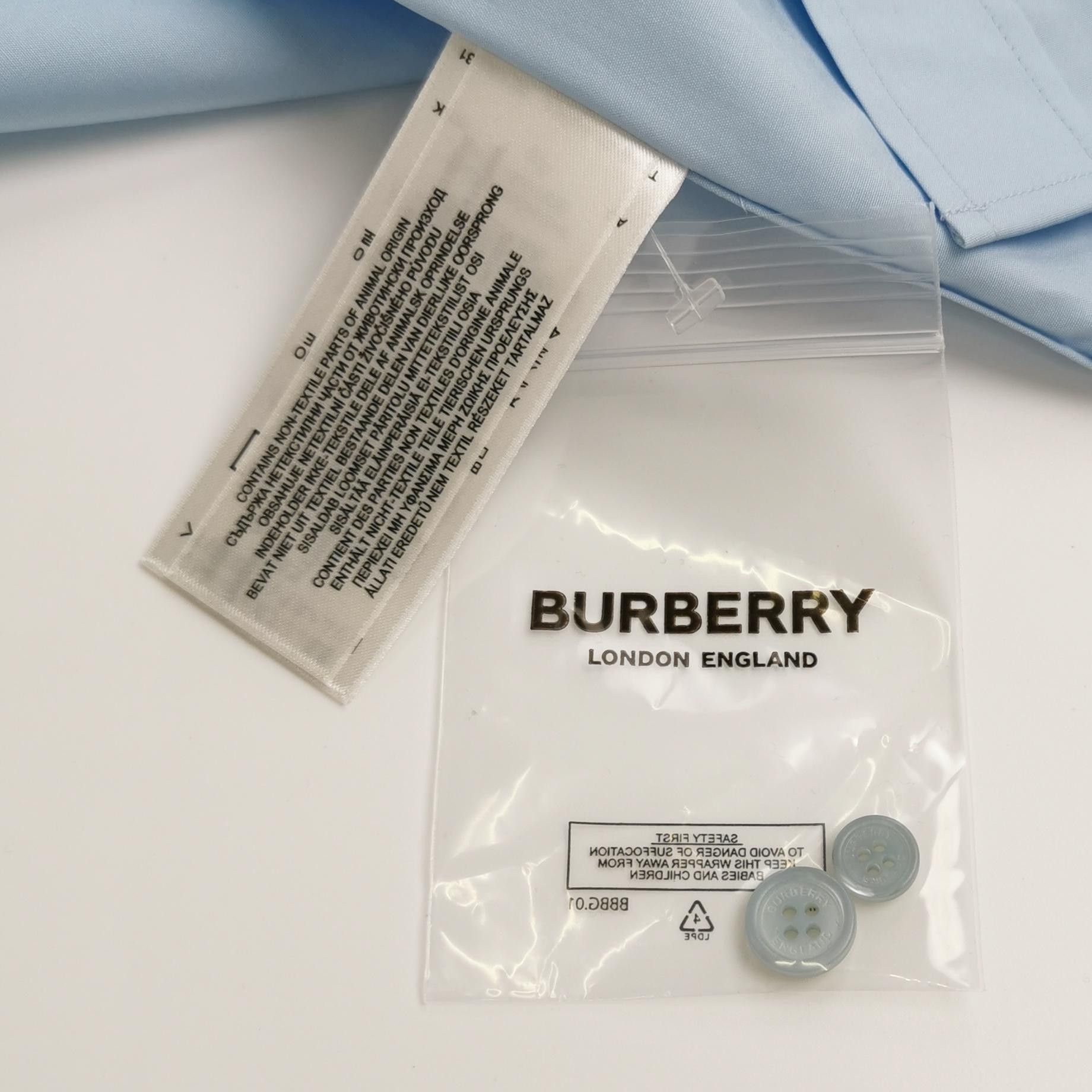 Burberry Burberry Men xs Button Ups Size US XS / EU 42 / 0 - 5 Thumbnail