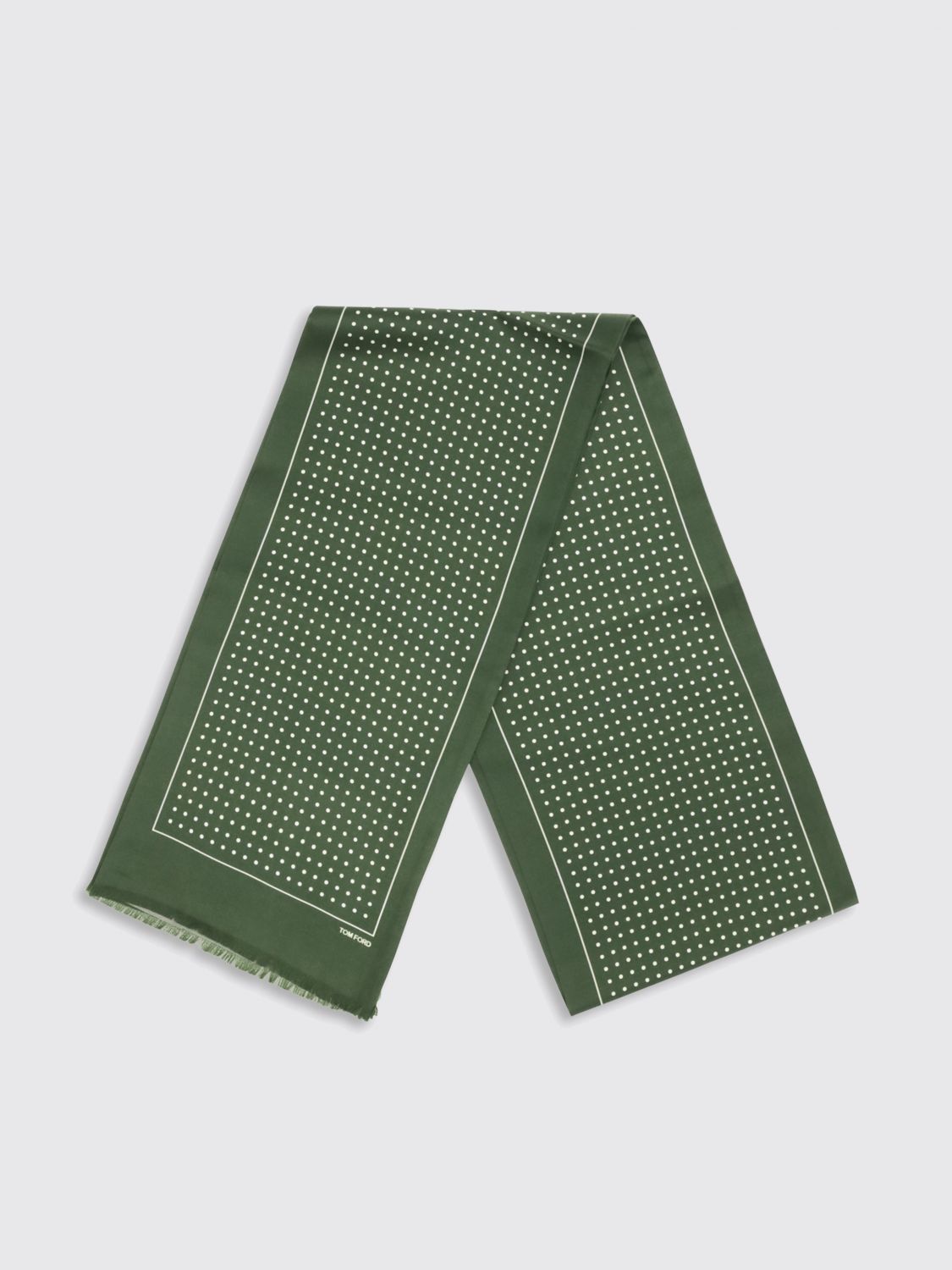 Tom Ford Tom Ford Scarf Men Green Size ONE SIZE - 2 Thumbnail
