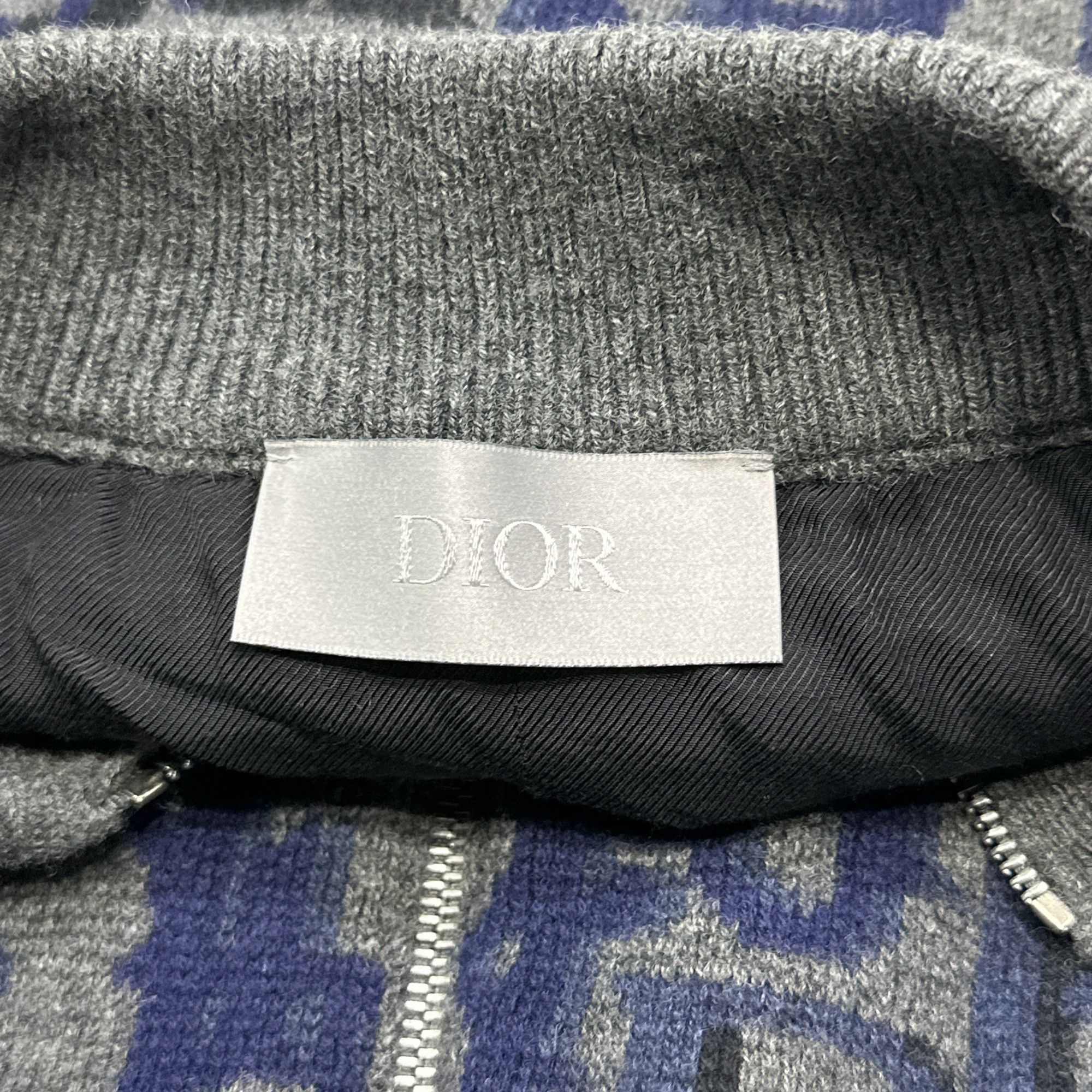 Dior Dior Oblique Monogram Zip Jacket Size L Size US L / EU 52-54 / 3 - 3 Thumbnail