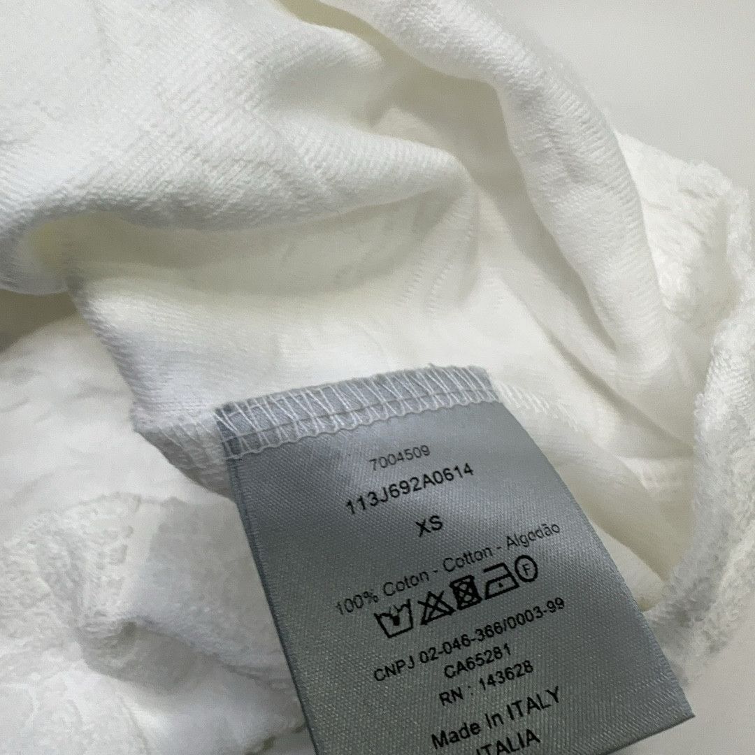 Dior Dior Oblique Pattern Cotton T-Shirt XS Size US XS / EU 42 / 0 - 5 Thumbnail