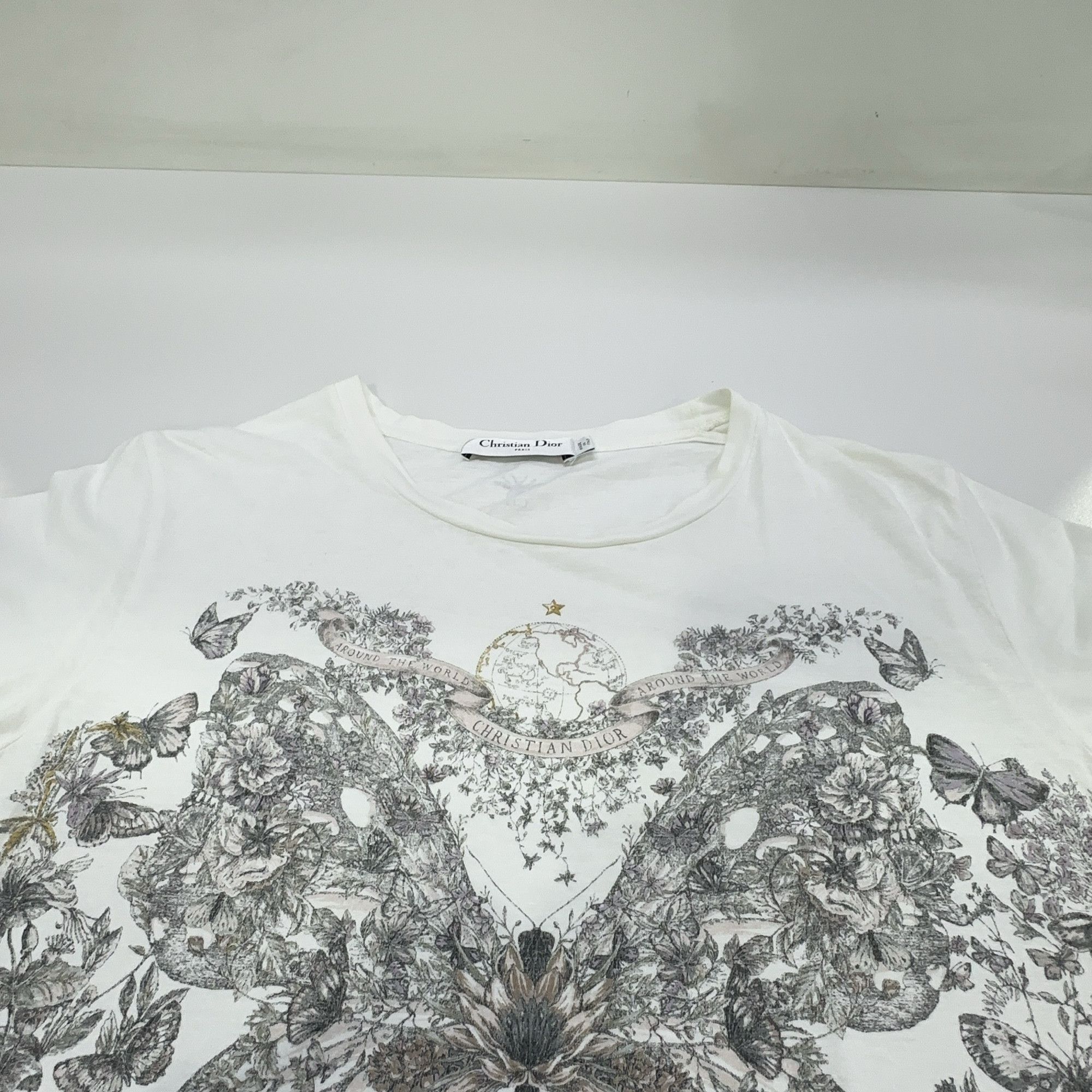 Dior Dior Butterfly Graphic T-Shirt L Size L / US 10 / IT 46 - 6 Thumbnail