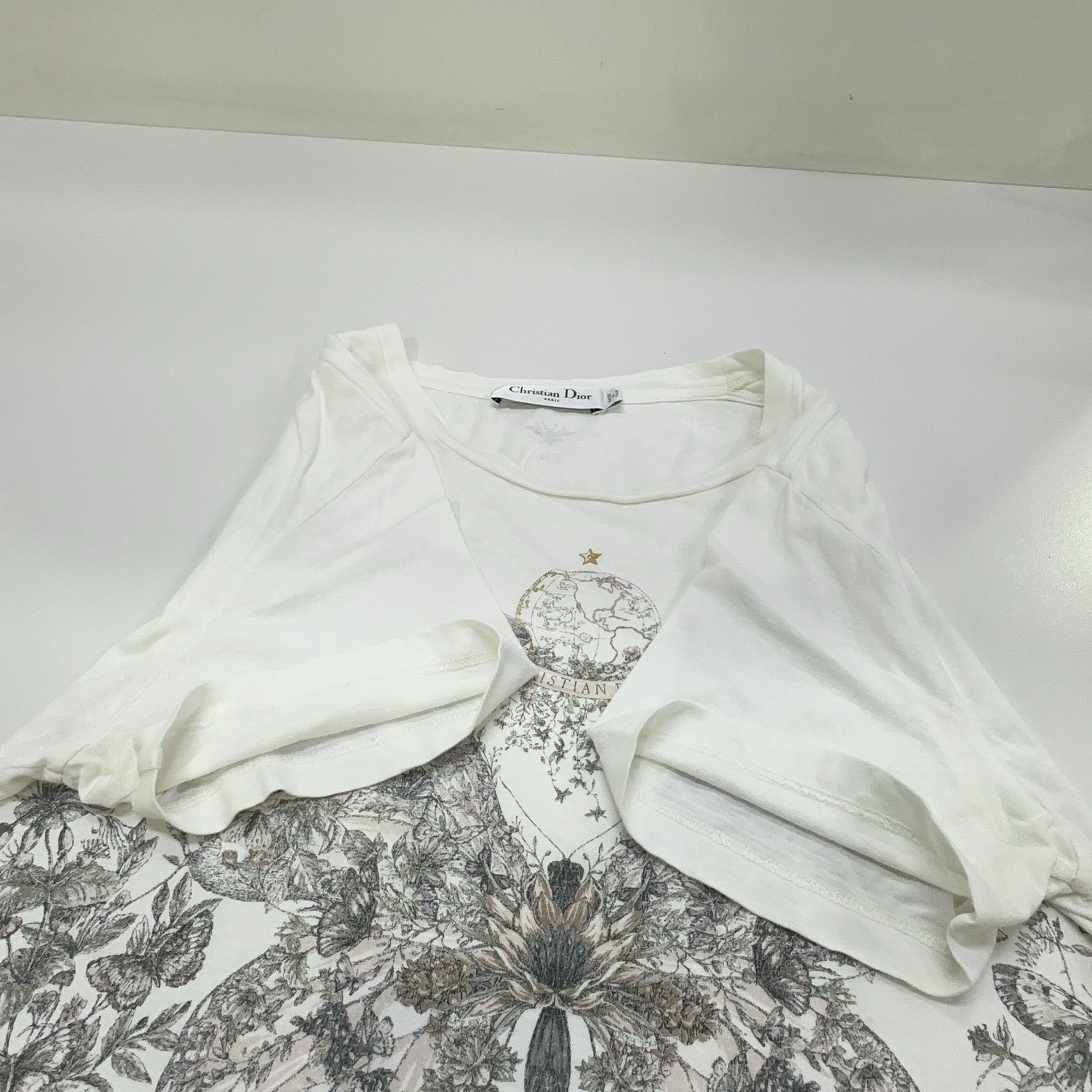 Dior Dior Butterfly Graphic T-Shirt L Size L / US 10 / IT 46 - 10 Thumbnail