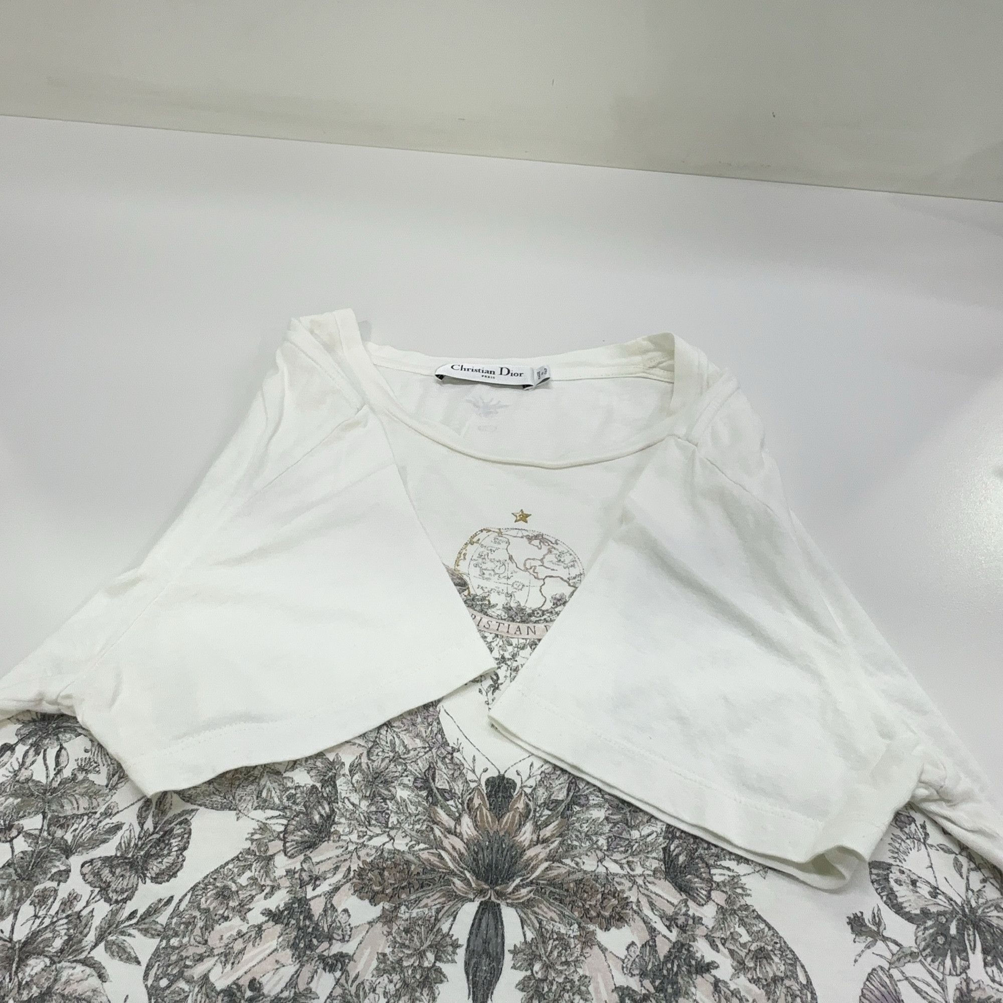 Dior Dior Butterfly Graphic T-Shirt L Size L / US 10 / IT 46 - 9 Thumbnail