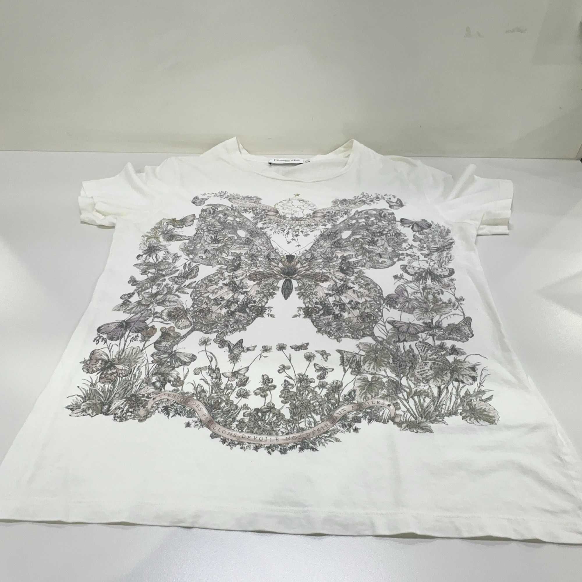 Dior Dior Butterfly Graphic T-Shirt L Size L / US 10 / IT 46 - 7 Thumbnail
