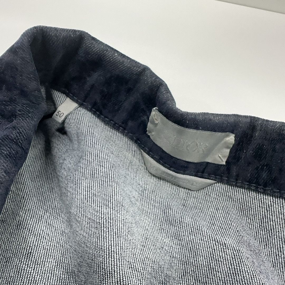 Dior Dior Oblique Flocked Long Sleeve Shirt 50 Size US M / EU 48-50 / 2 - 4 Thumbnail
