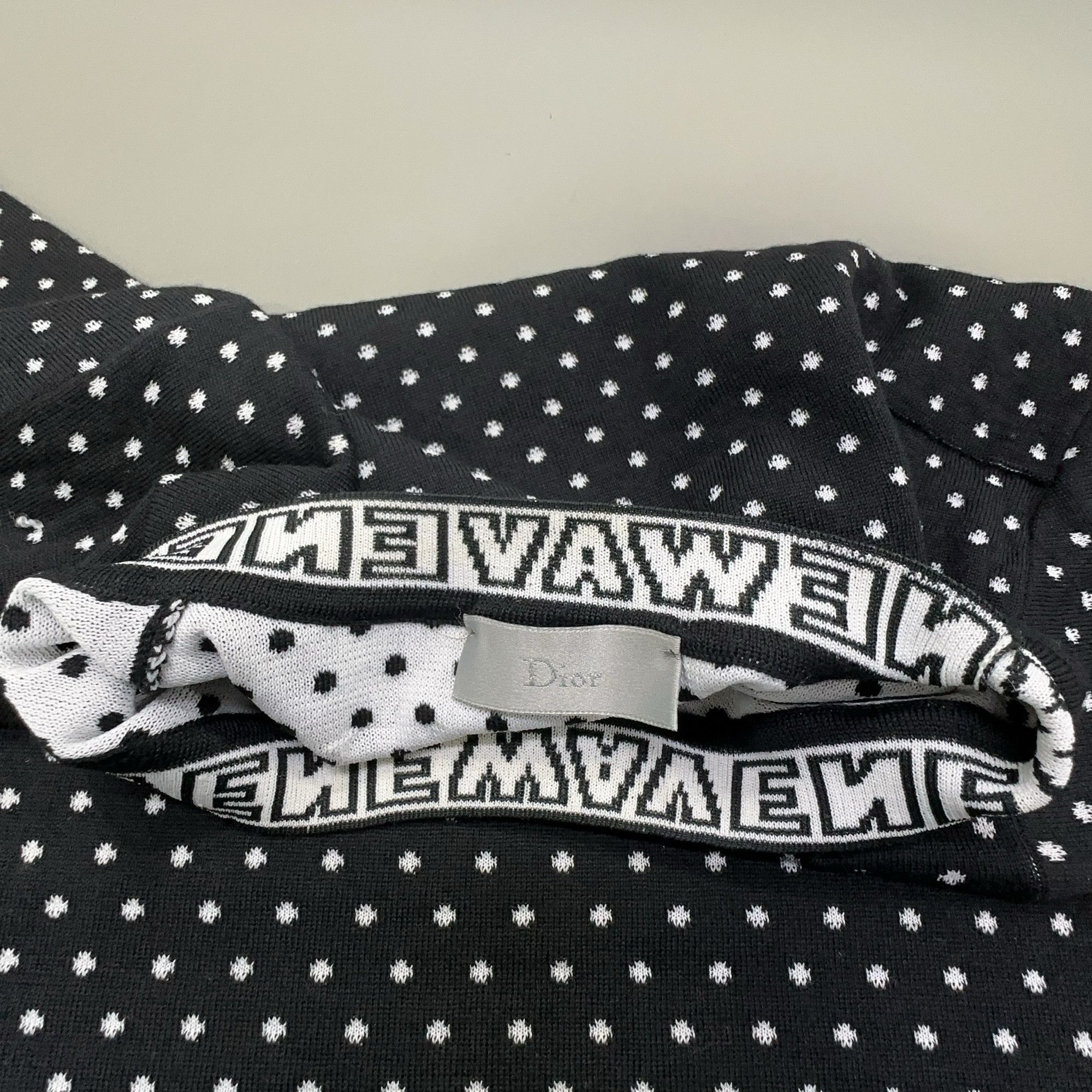 Dior Dior NEWAVE Polka Dot Wool Knit T-Shirt S Size US S / EU 44-46 / 1 - 6 Thumbnail
