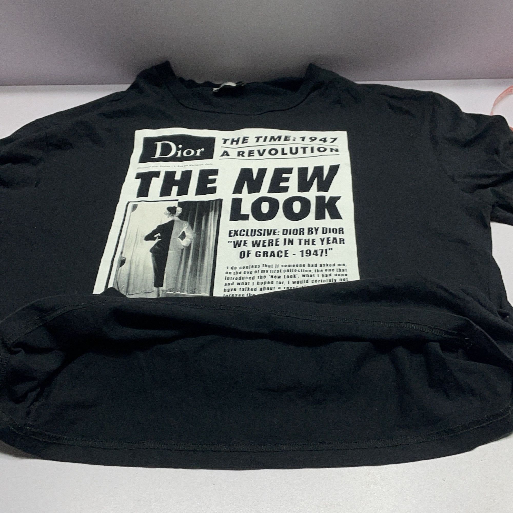 Dior Dior Newspaper Print T-Shirt Size S Size US S / EU 44-46 / 1 - 9 Thumbnail