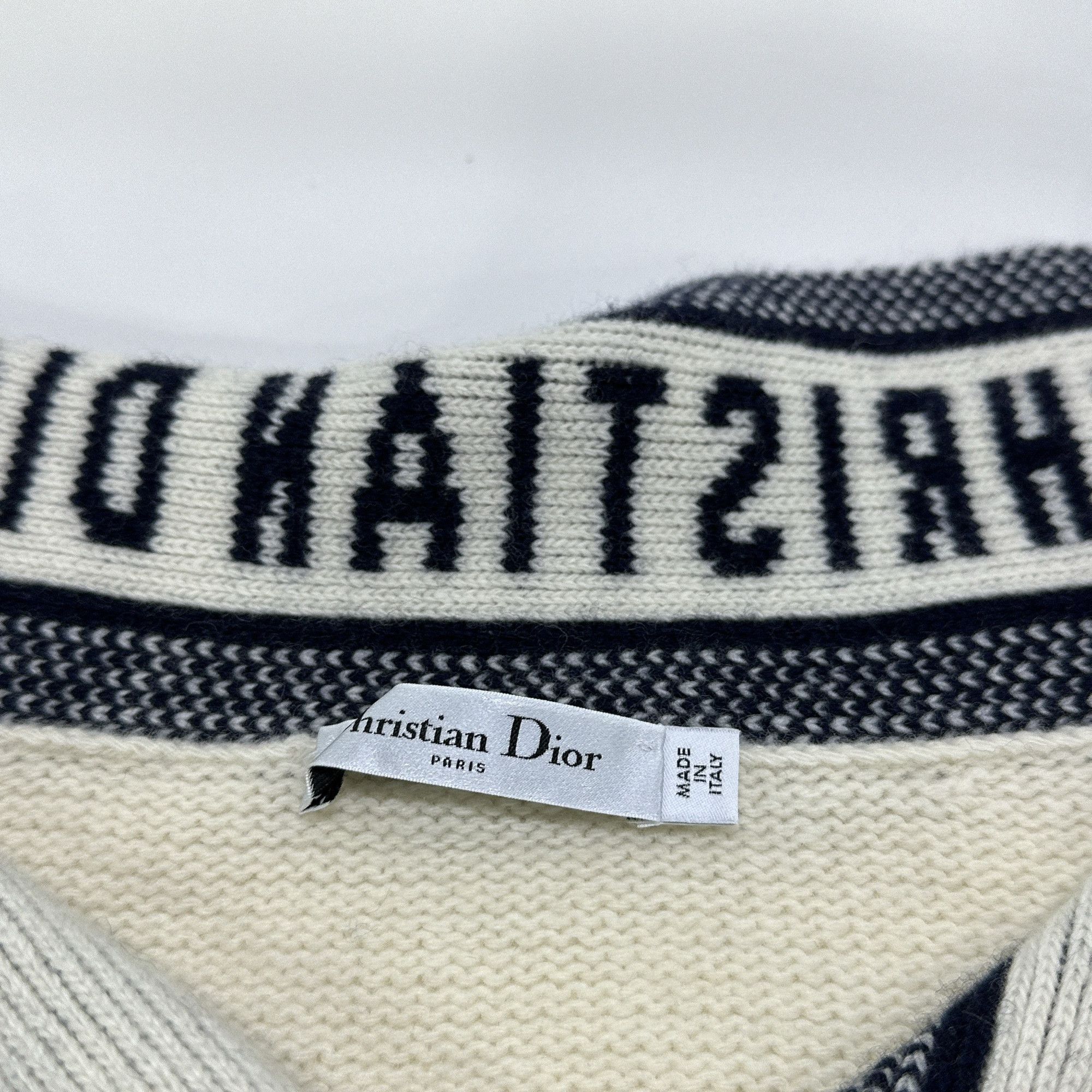 Dior Dior Logo Sailor Collar Cashmere Sweater 36 Size XS / US 0-2 / IT 36-38 - 3 Thumbnail