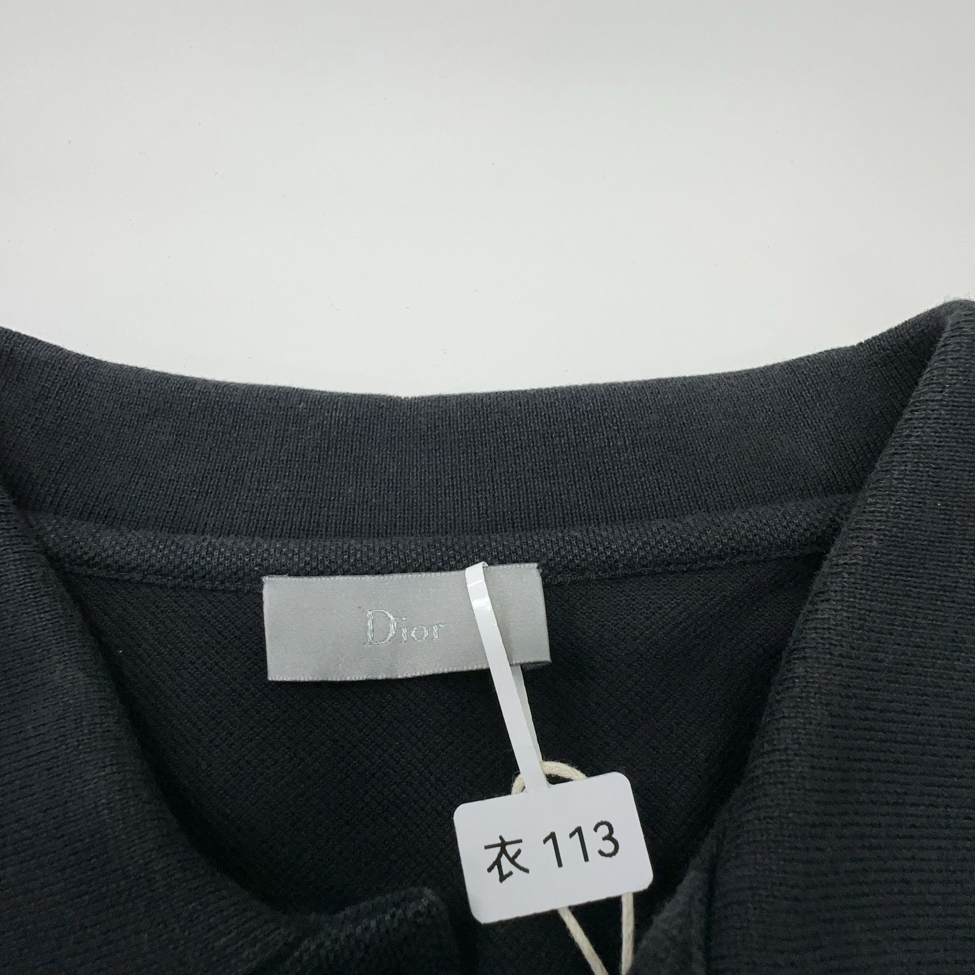 Dior Dior Bee Embroidered Stripe Trim Polo Shirt L Size US L / EU 52-54 / 3 - 3 Thumbnail