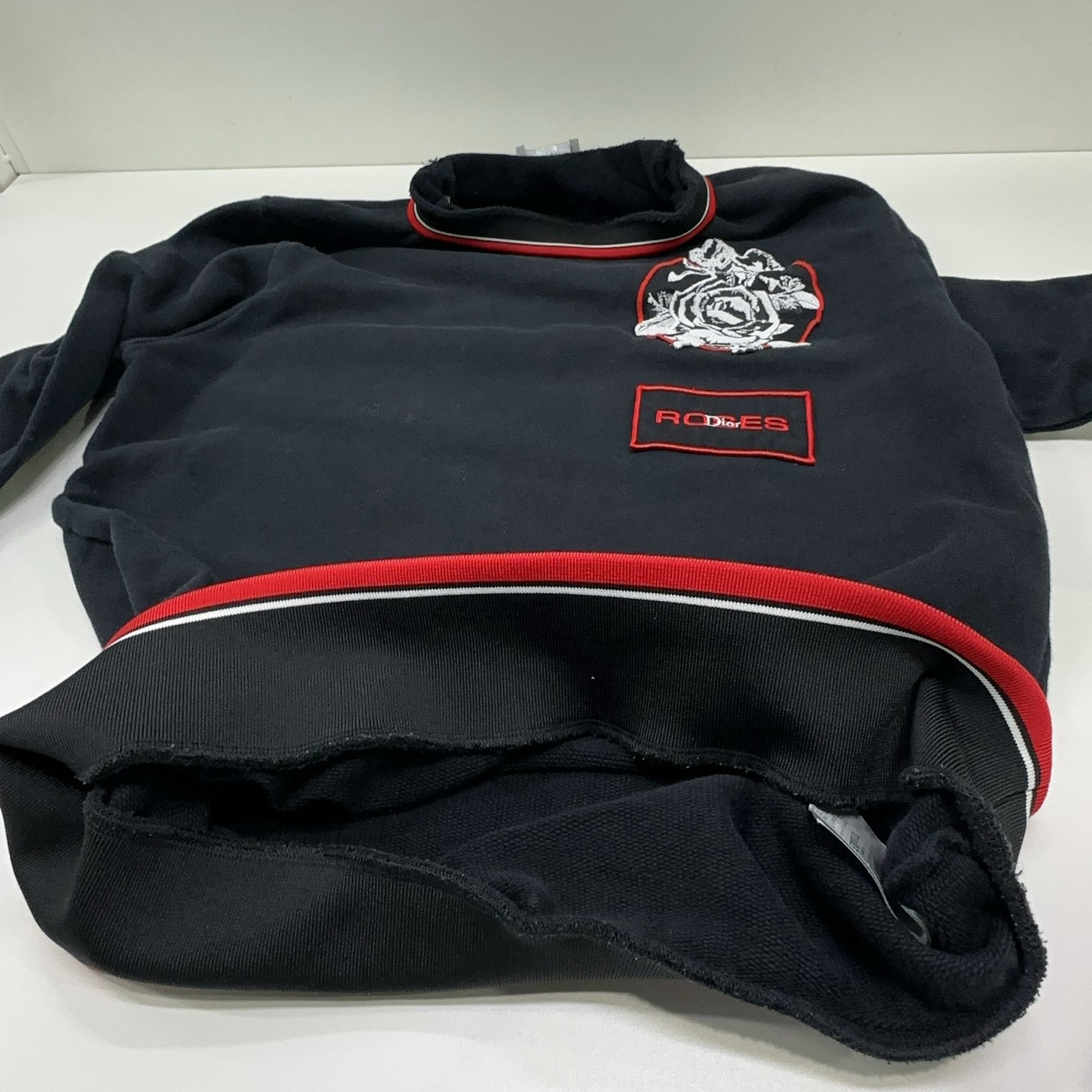 Dior Dior Rose Embroidery Crewneck Sweatshirt Size S Size US S / EU 44-46 / 1 - 7 Thumbnail