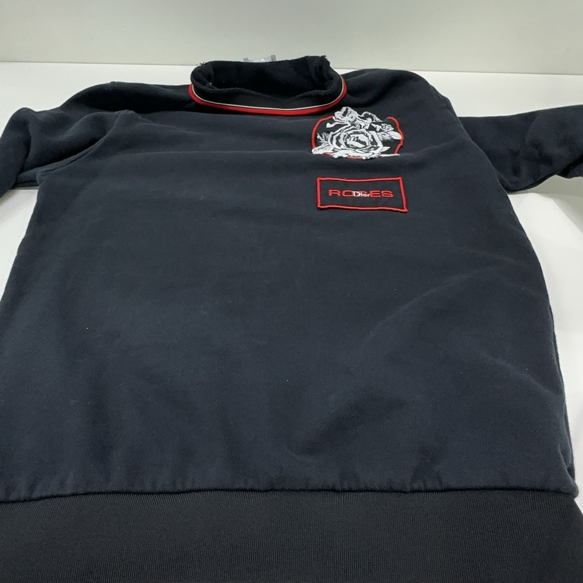 Dior Dior Rose Embroidery Crewneck Sweatshirt Size S Size US S / EU 44-46 / 1 - 8 Thumbnail