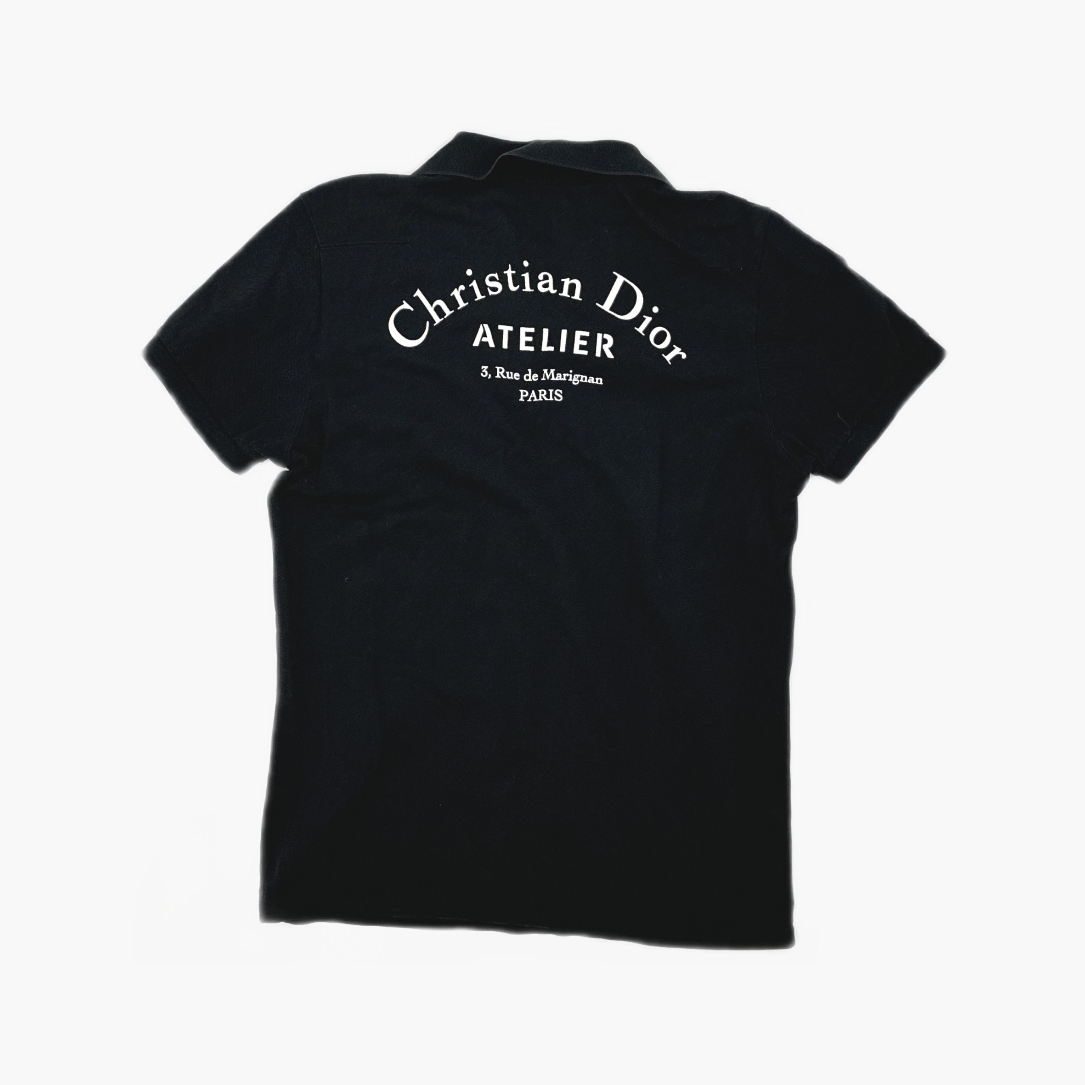 Dior Dior Atelier Logo Knit Polo Shirt Size M Size US M / EU 48-50 / 2 - 2 Thumbnail