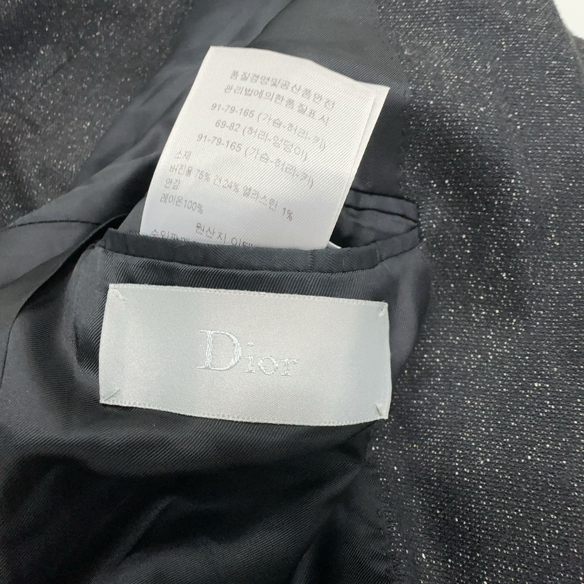 Dior Dior Speckled Wool-Silk Suit Size 34R Size 34R - 6 Thumbnail