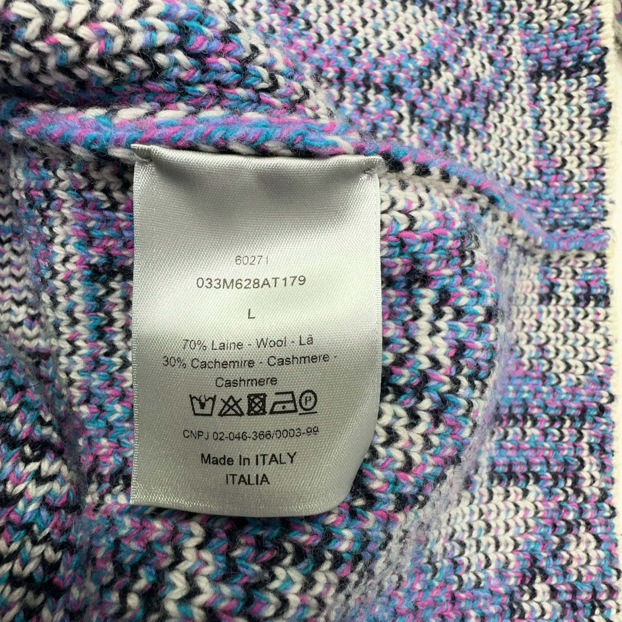 Dior Dior x Stussy Oblique Monogram Knit Sweater Size L Size US L / EU 52-54 / 3 - 3 Thumbnail